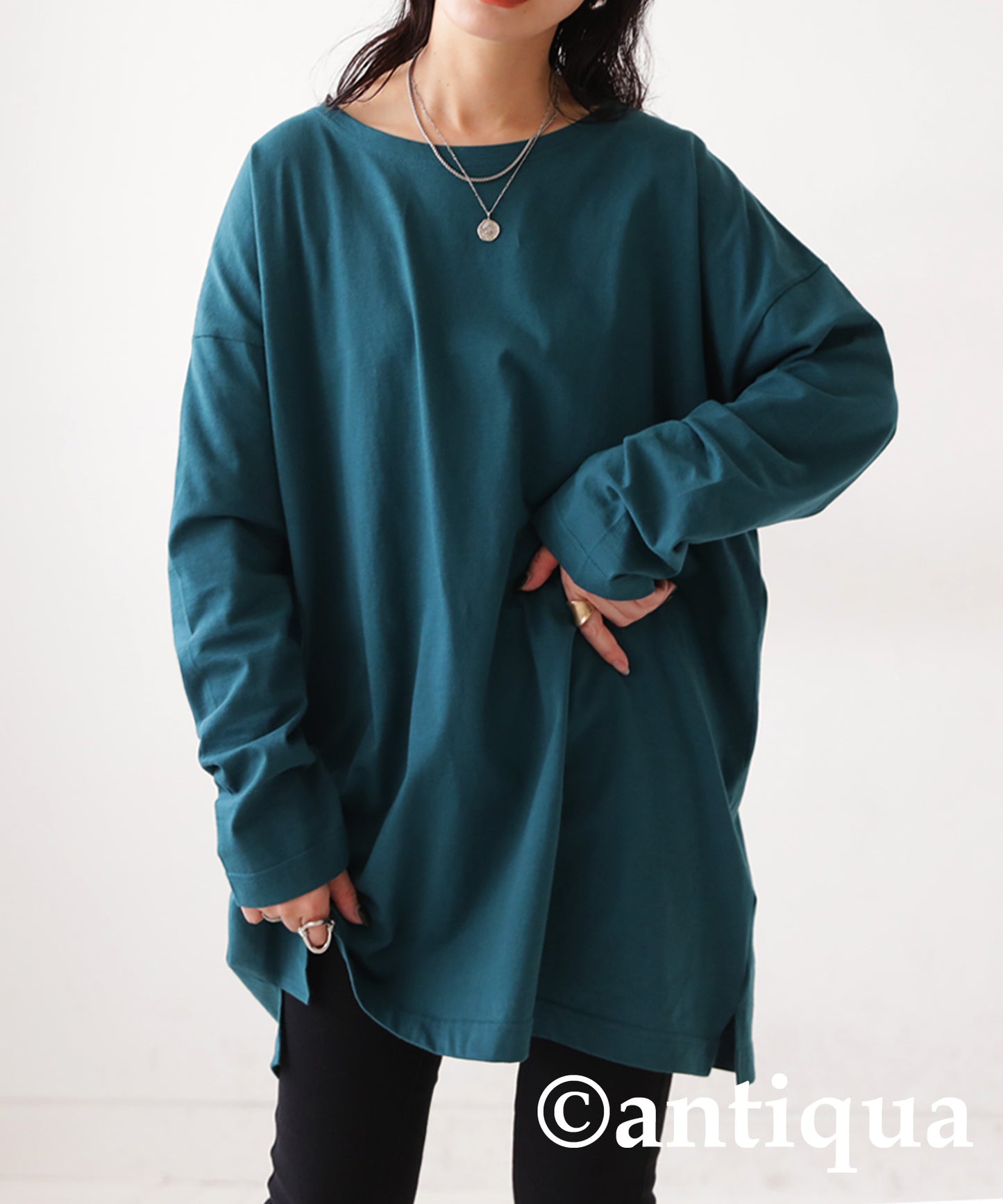 100 % Cotton Basic Long Sleeve T-Shirt Ladies