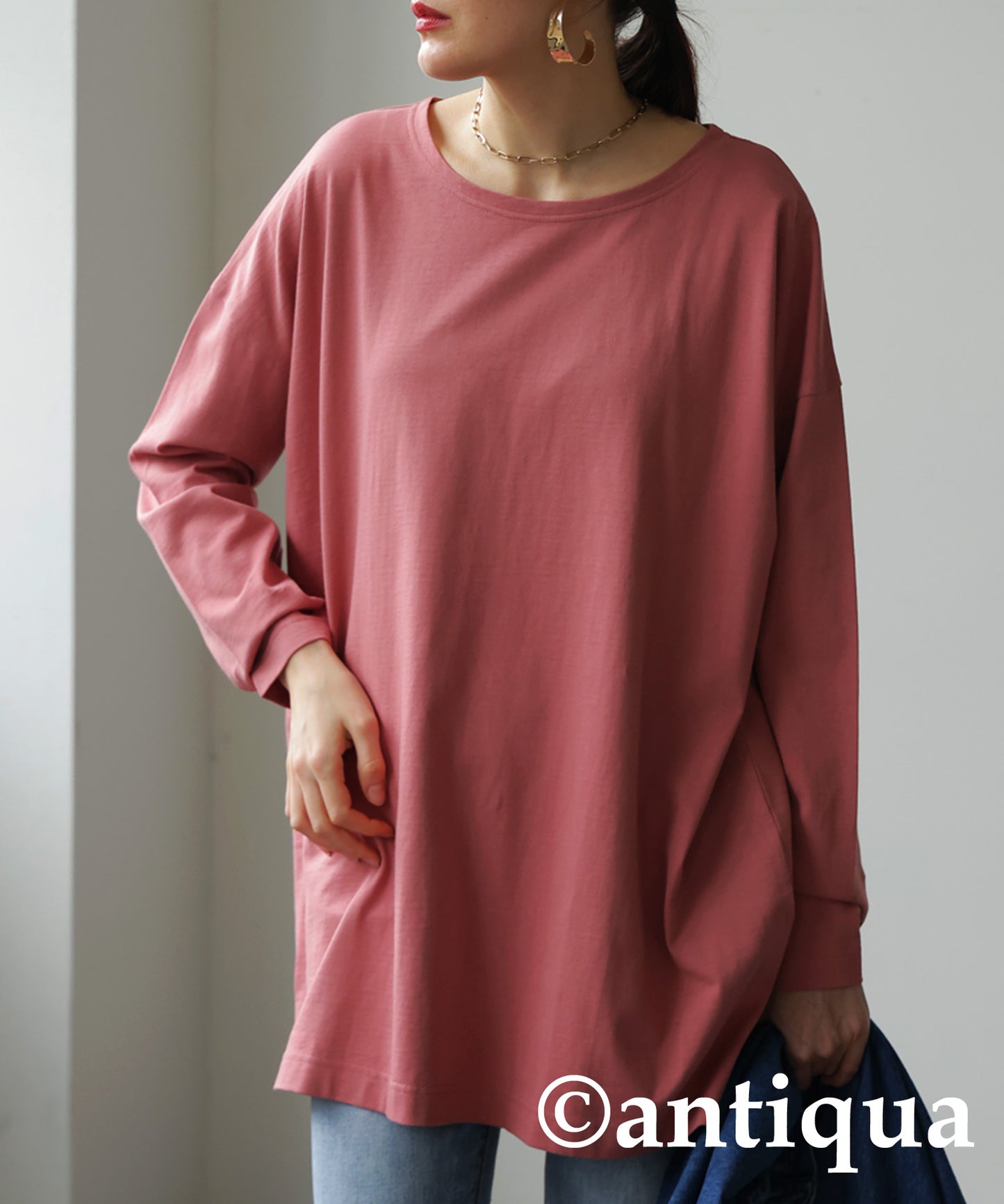 100 % Cotton Basic Long Sleeve T-Shirt Ladies