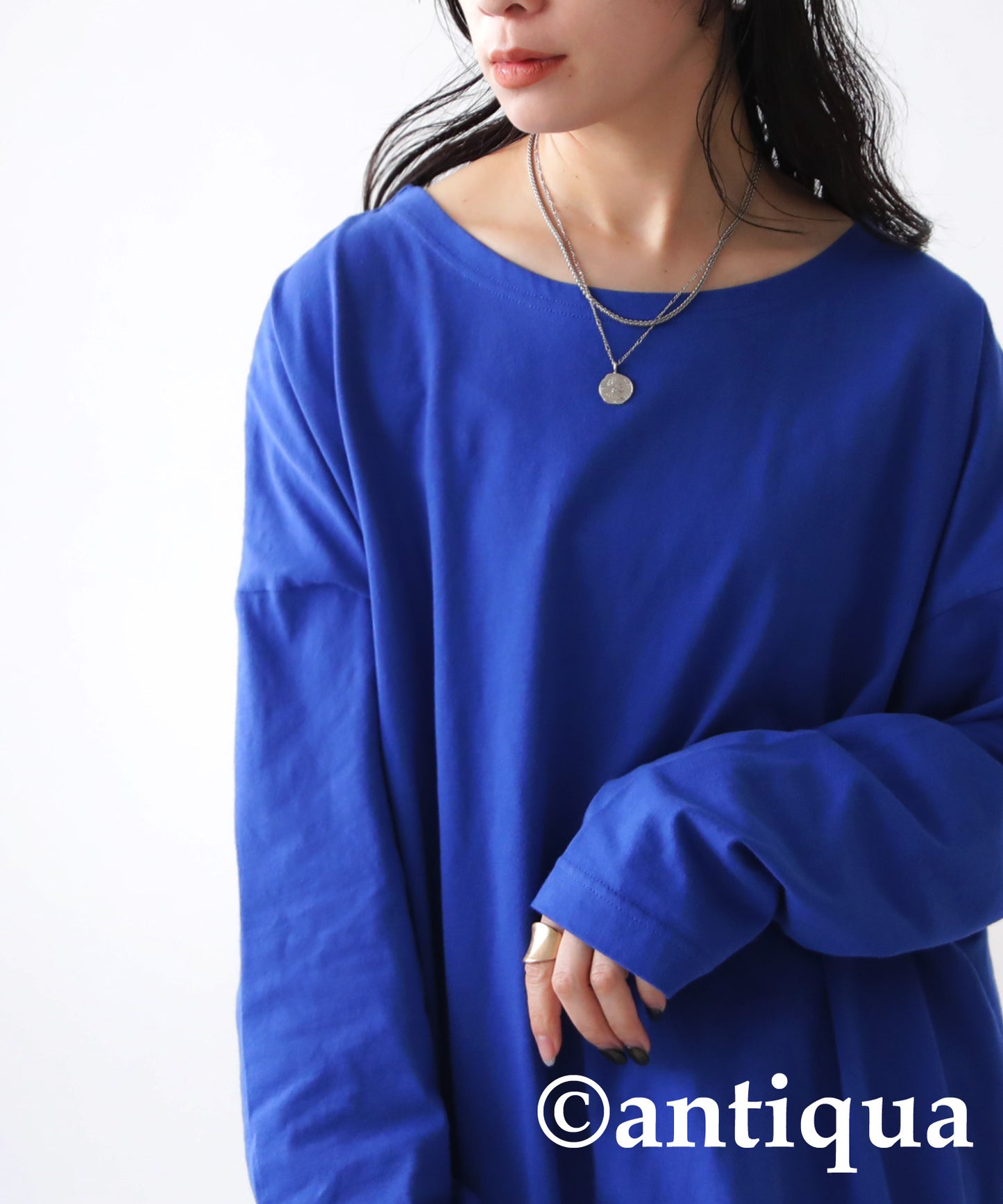 100 % Cotton Basic Long Sleeve T-Shirt Ladies