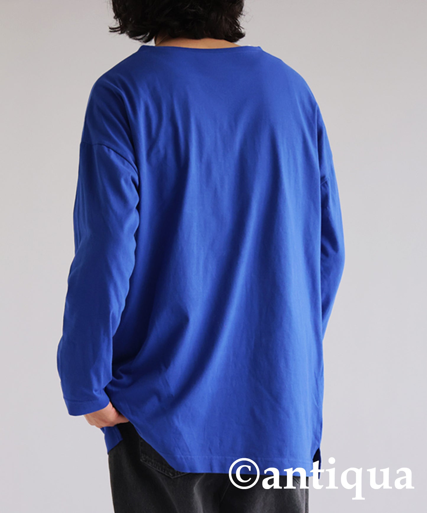 100%Cotton Basic Long T-Shirt Men’s