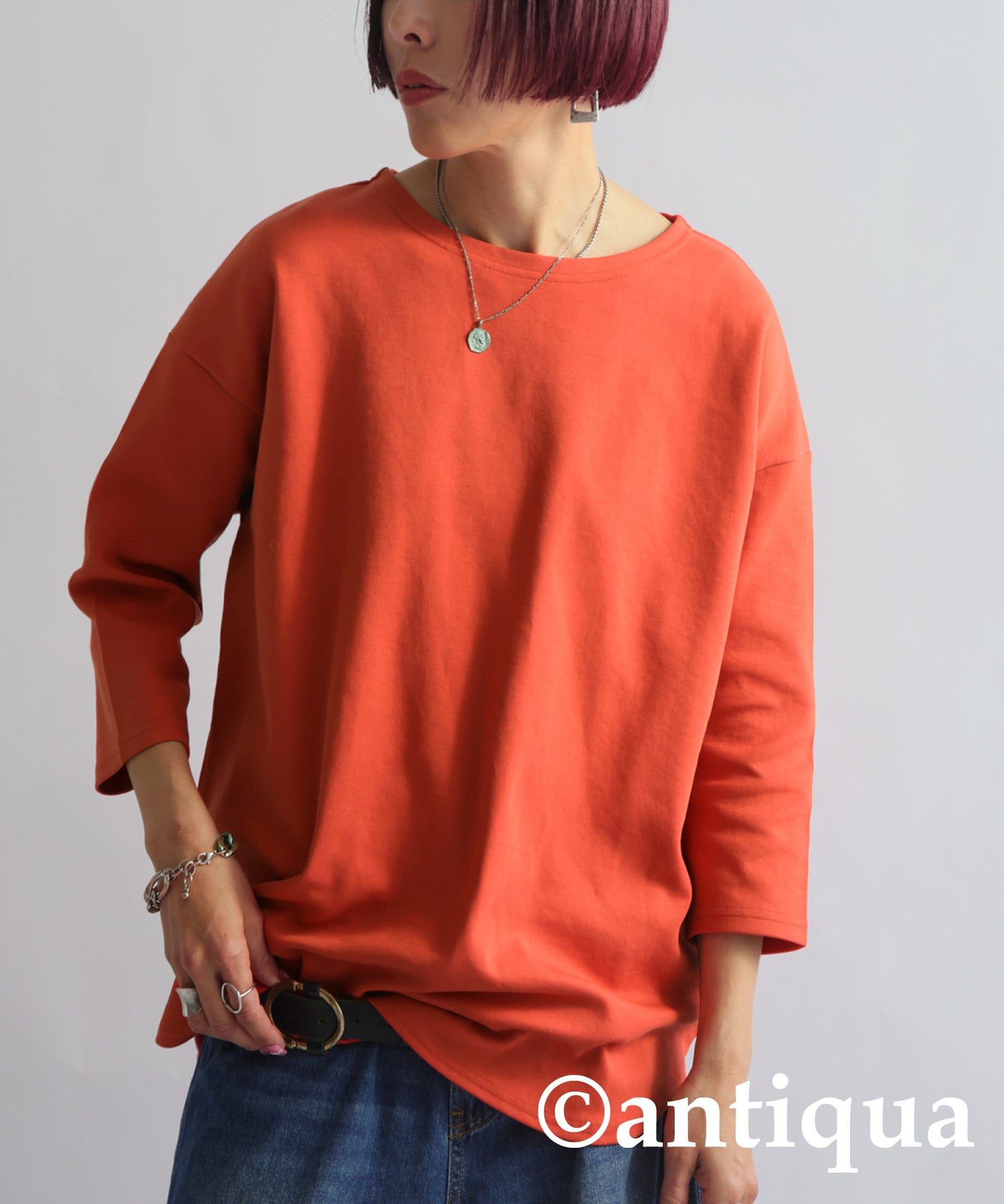 Double Knit Long Sleeve T-Shirt Ladies