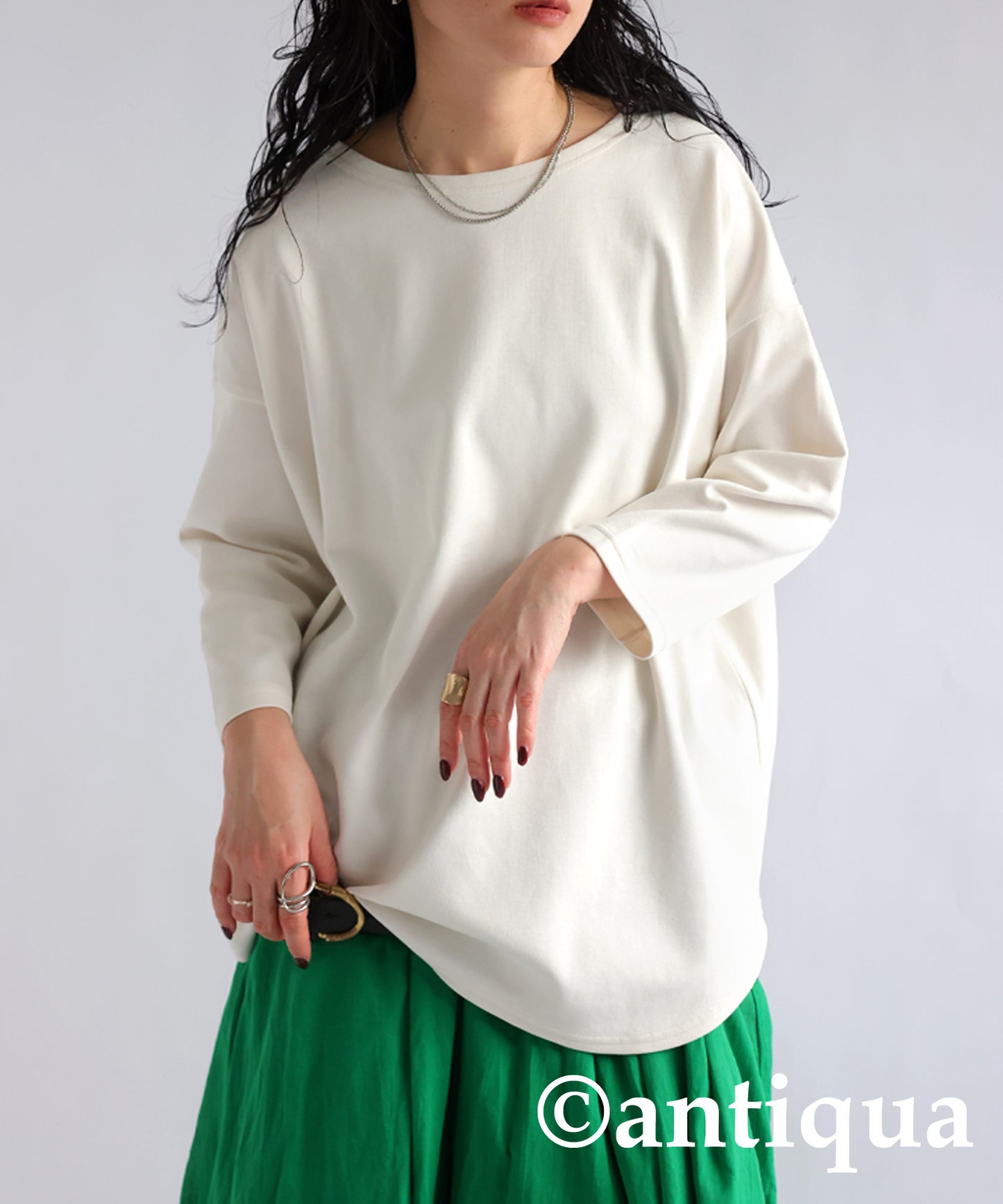 Double Knit Long Sleeve T-Shirt Ladies