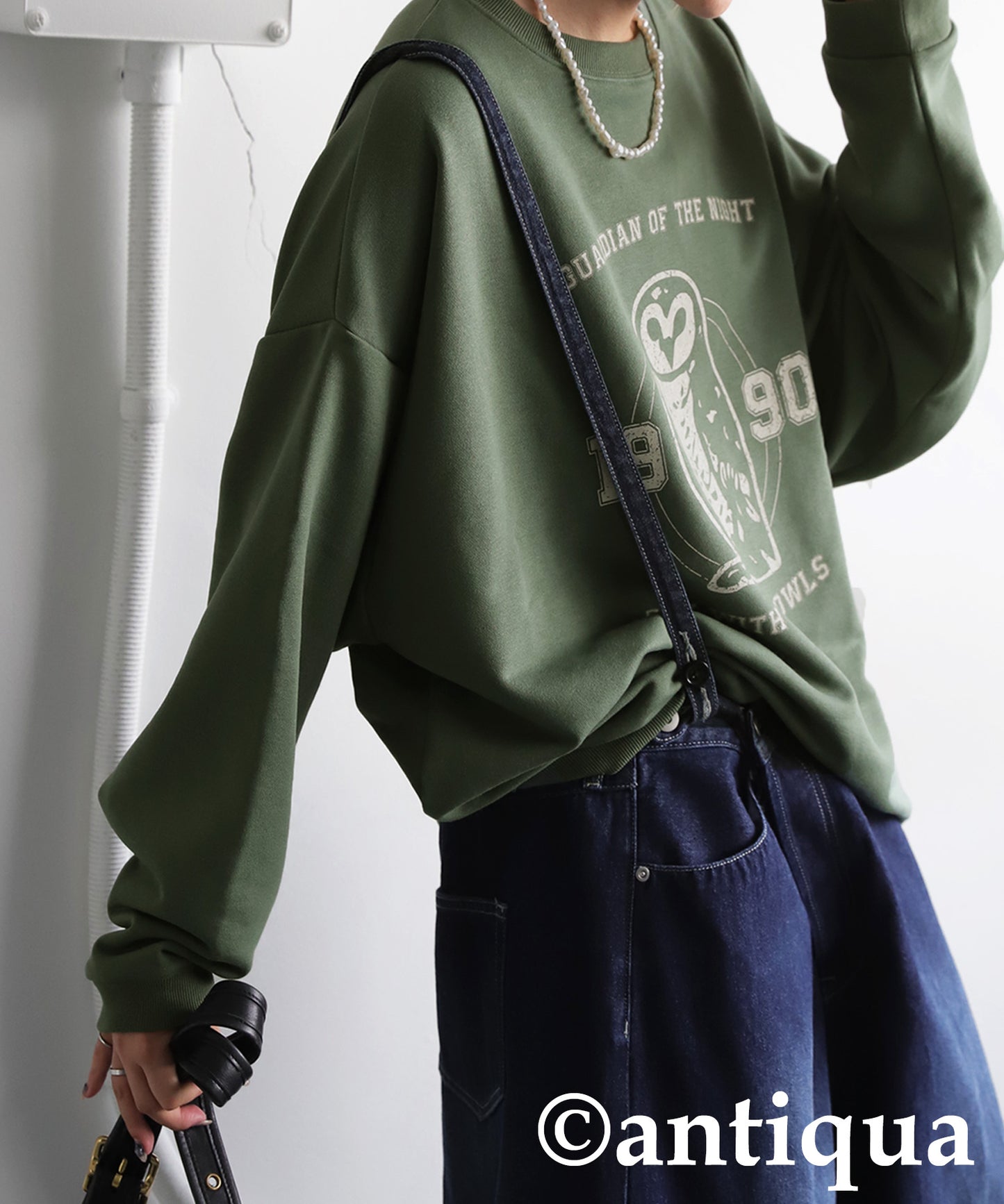 100% Cotton Animal Logo Sweatshirt Ladies