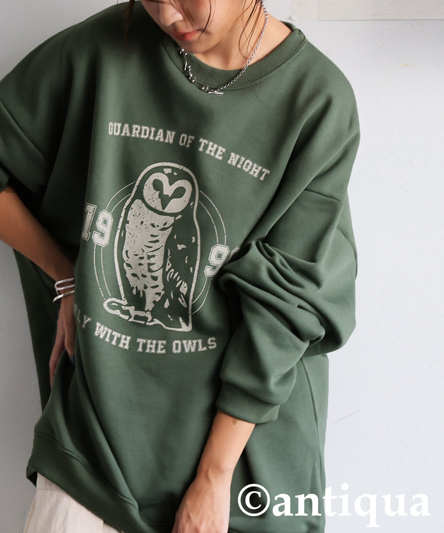 100% Cotton Animal Logo Sweatshirt Ladies