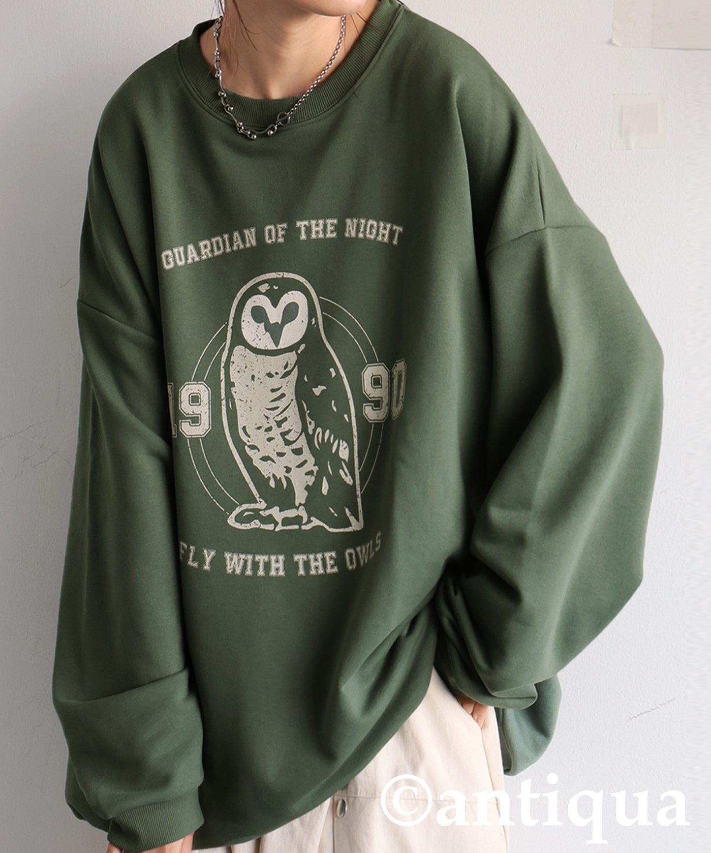 Animal College Logo Fleece Sweatshirt Ladies