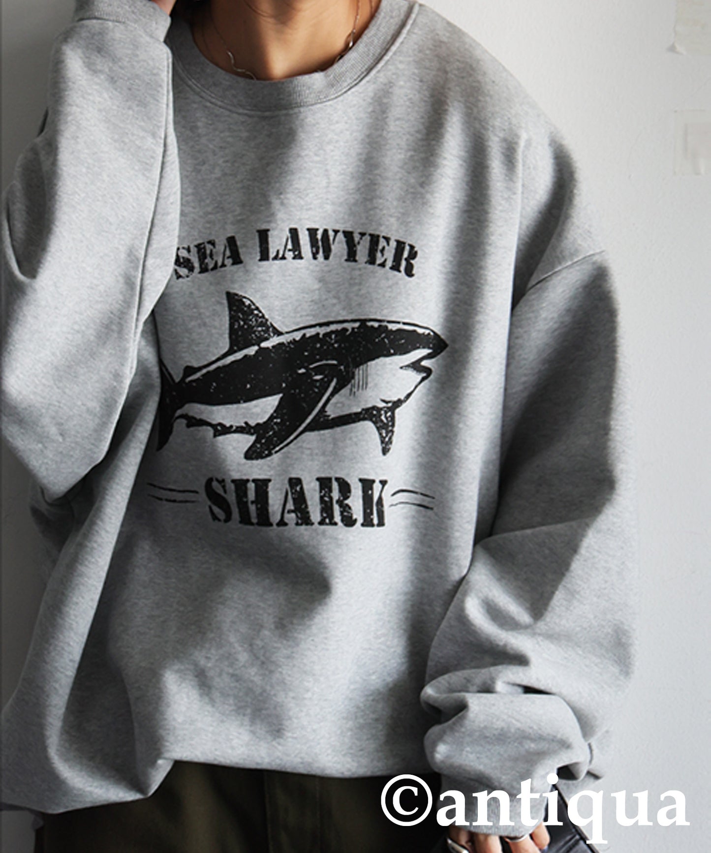 100% Cotton Animal Logo Sweatshirt Ladies
