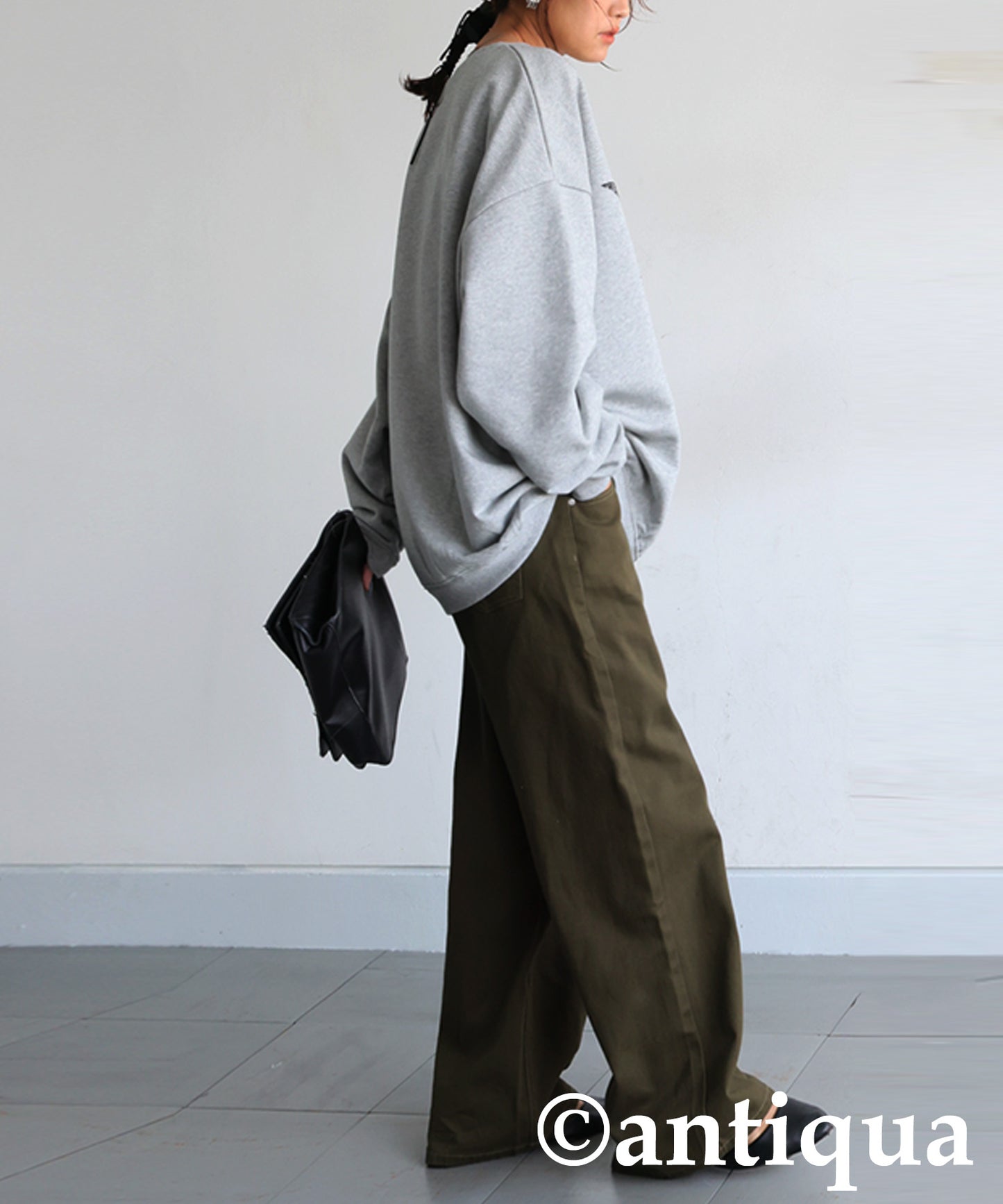 Animal College Logo Fleece Sweatshirt Ladies