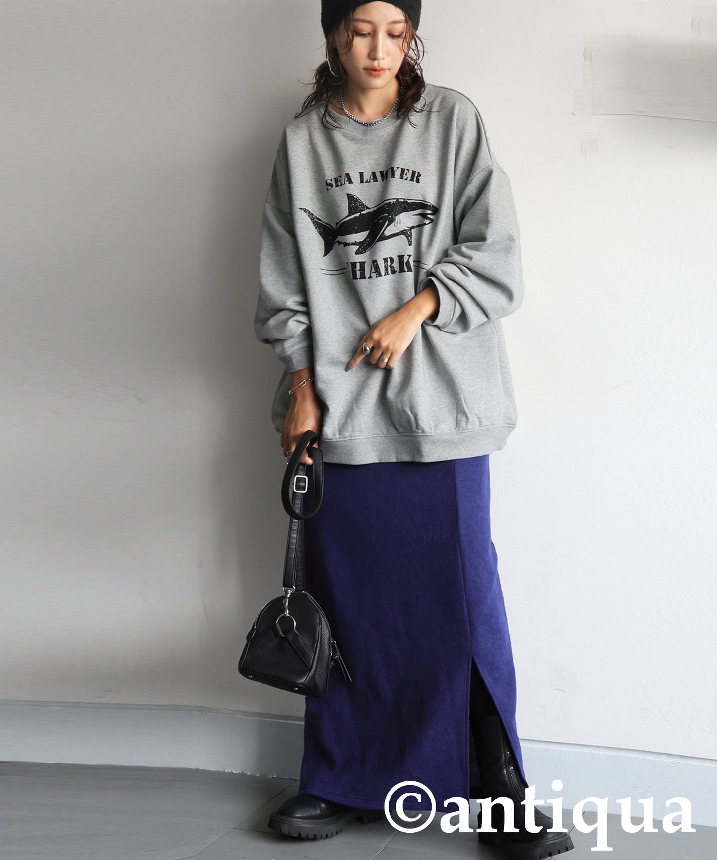 Animal College Logo Fleece Sweatshirt Ladies