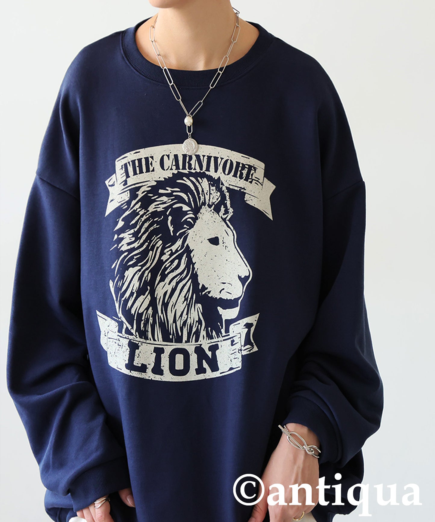 100% Cotton Animal Logo Sweatshirt Ladies