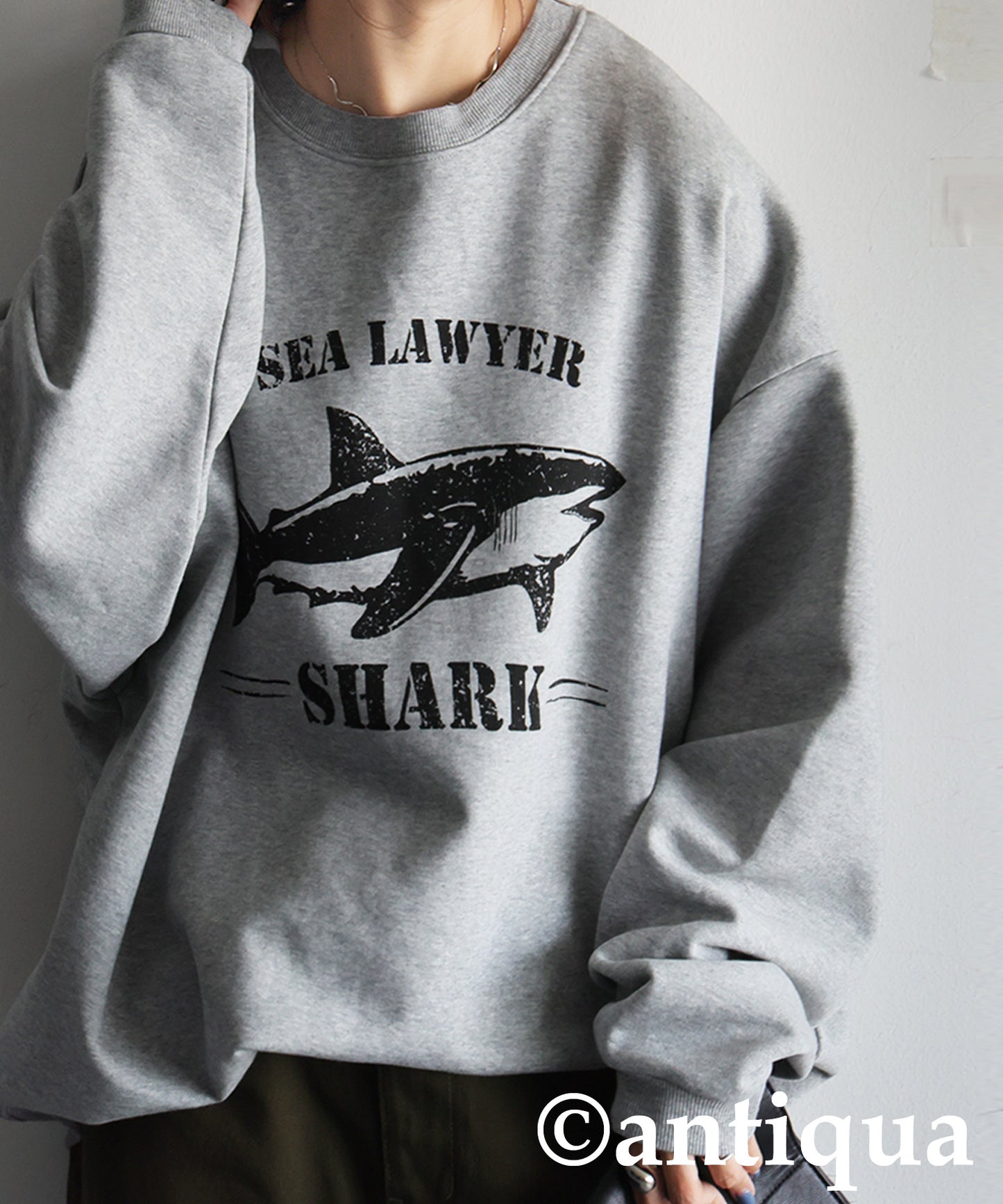 Animal College Logo Fleece Sweatshirt Ladies