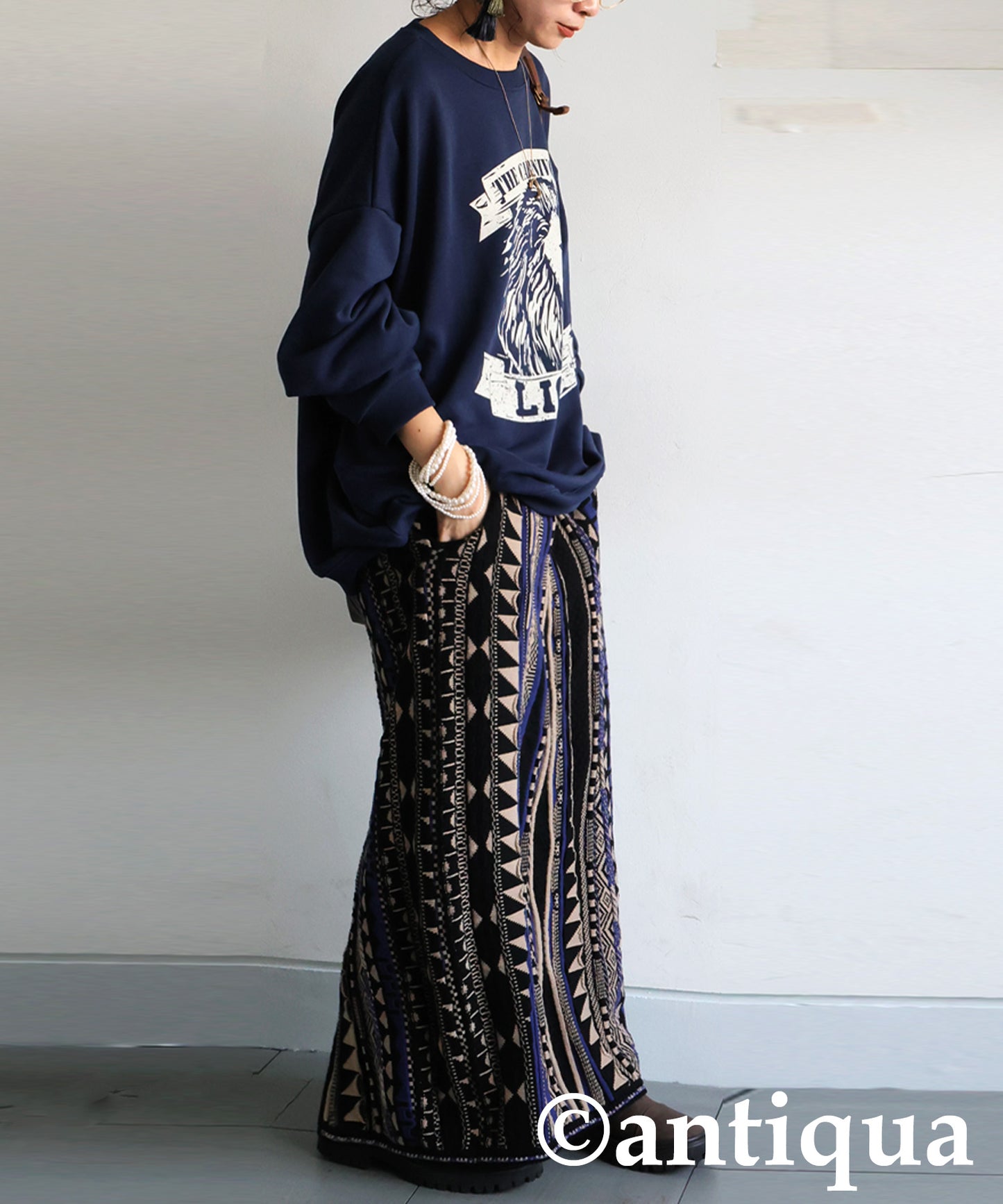 Animal College Logo Fleece Sweatshirt Ladies