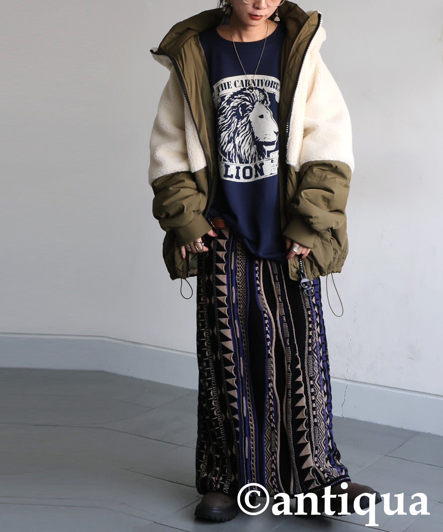 Animal College Logo Fleece Sweatshirt Ladies