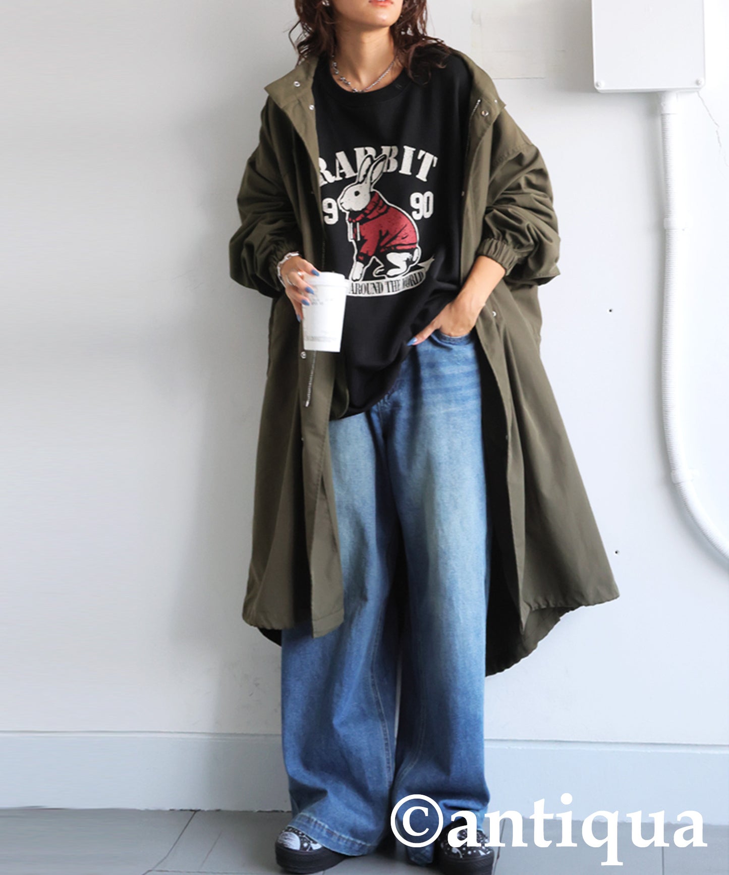 100% Cotton Animal Logo Sweatshirt Ladies