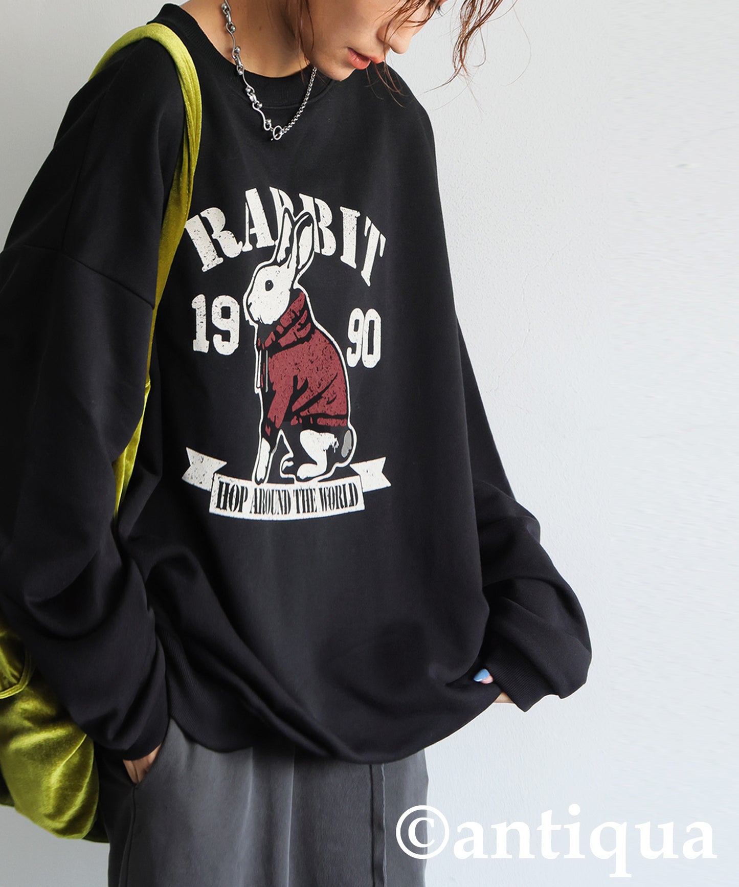 Animal College Logo Fleece Sweatshirt Ladies