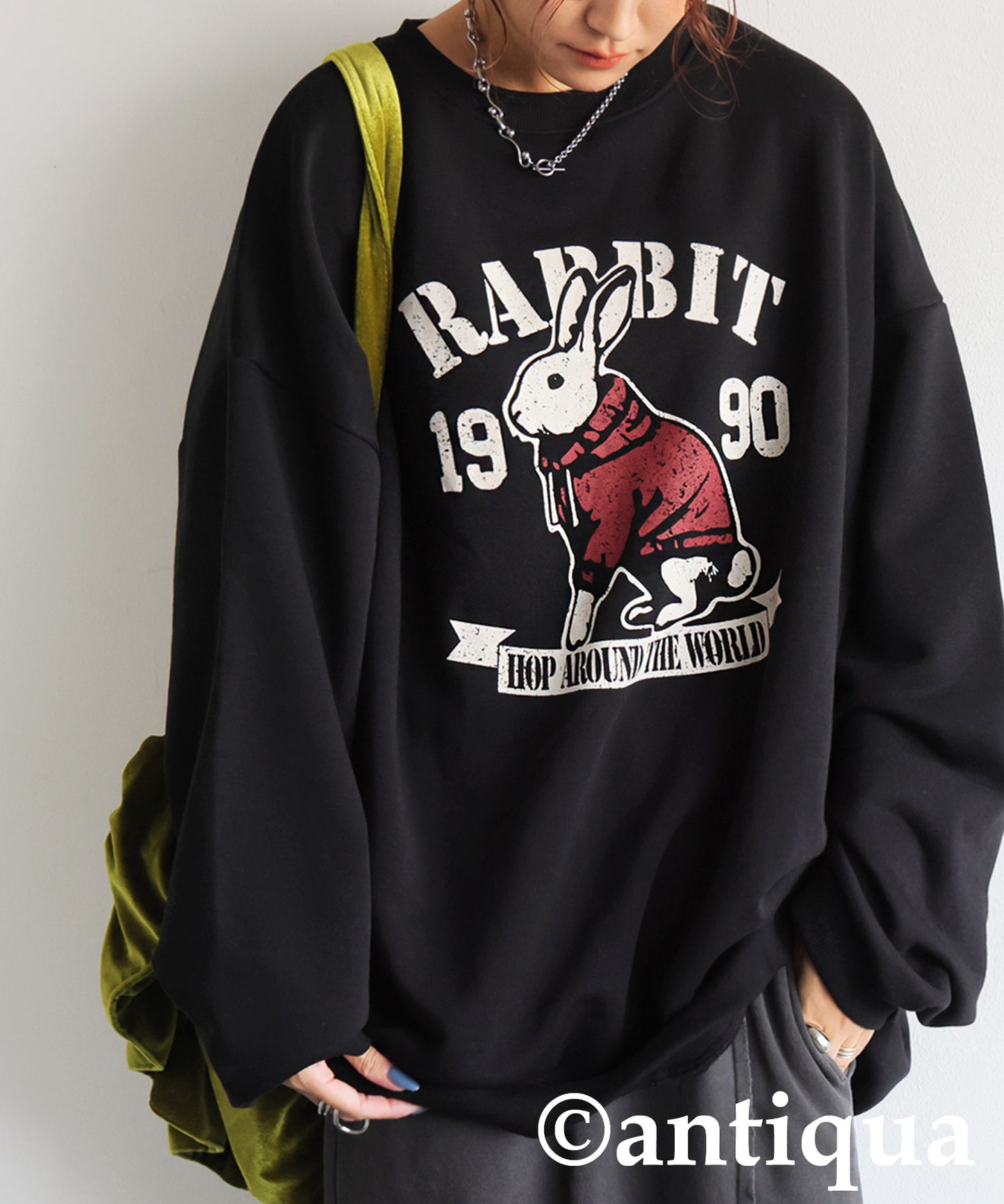 100% Cotton Animal Logo Sweatshirt Ladies