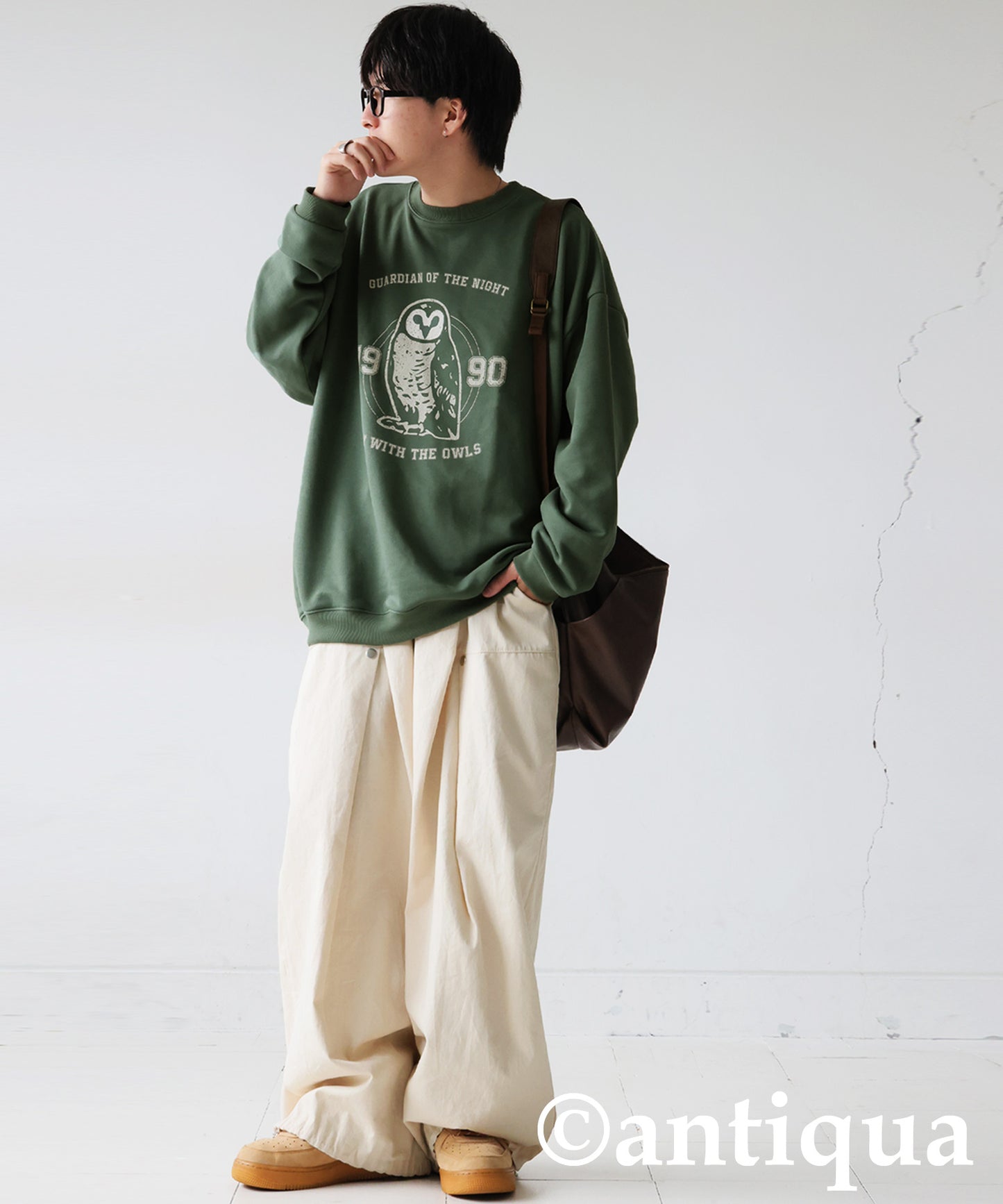 100% Cotton Animal Logo Sweatshirt Men's