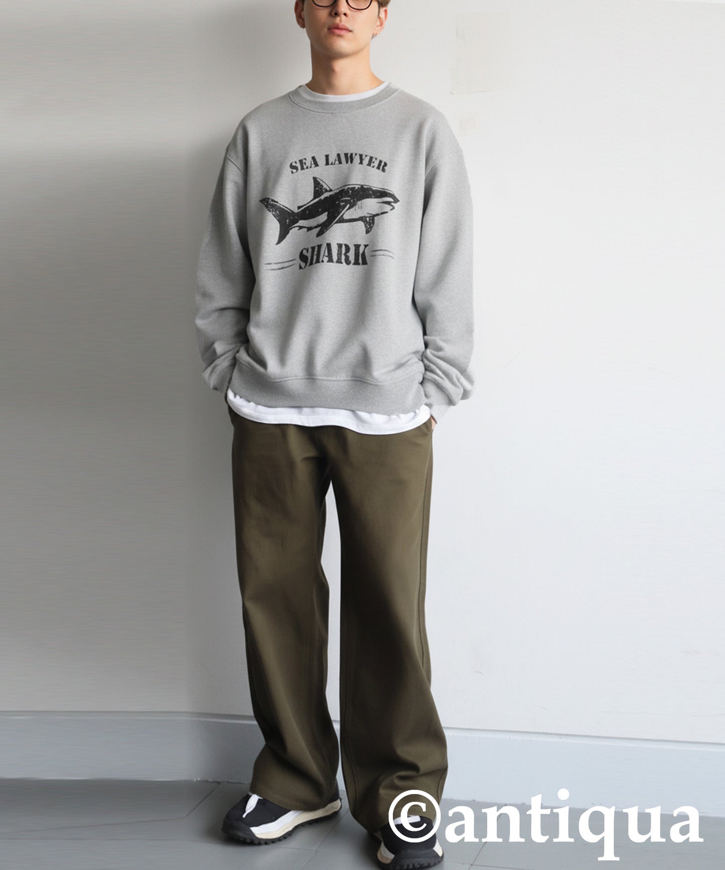 100% Cotton Animal Logo Sweatshirt Men's