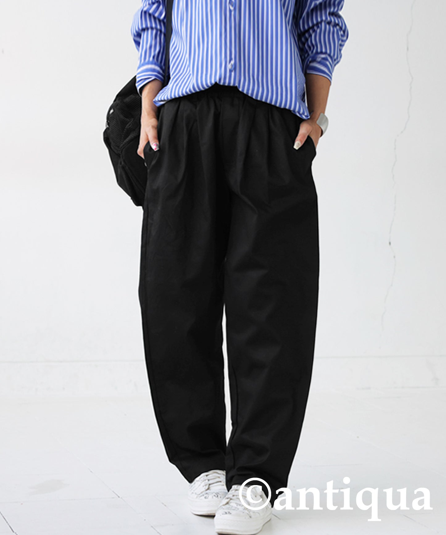 Ladies tapered full-length pants