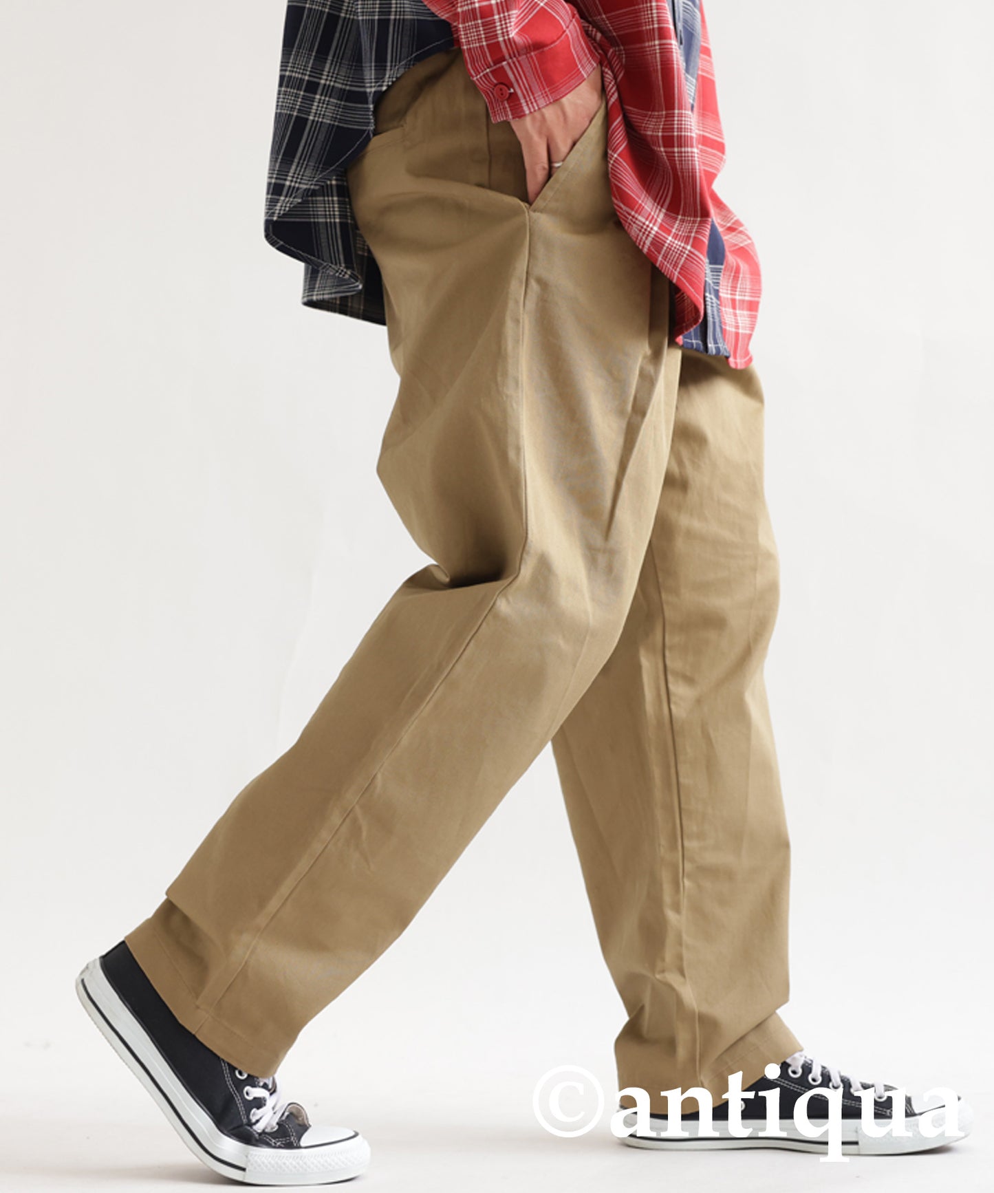 Men's tapered full-length pants