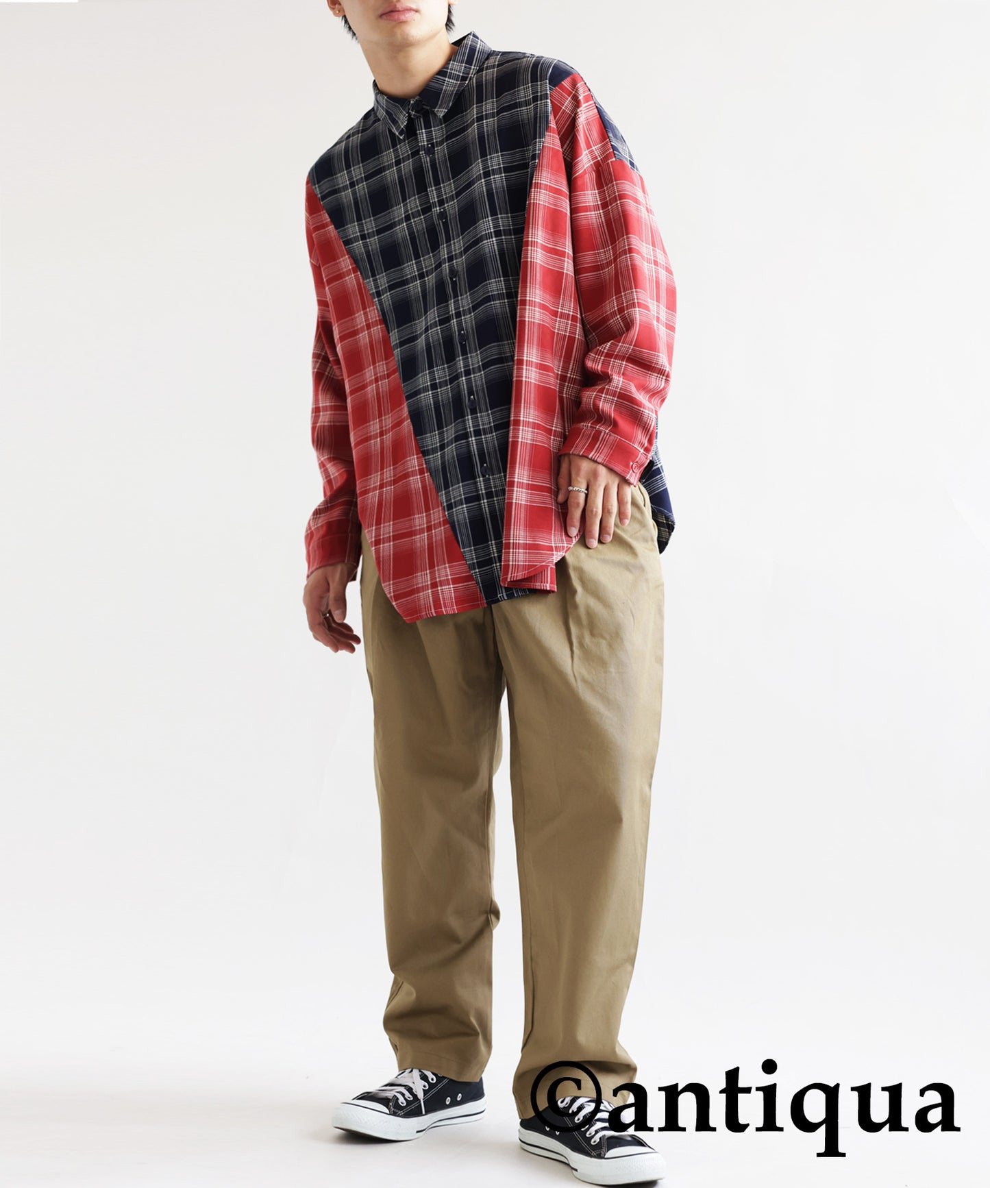 Men's tapered full-length pants