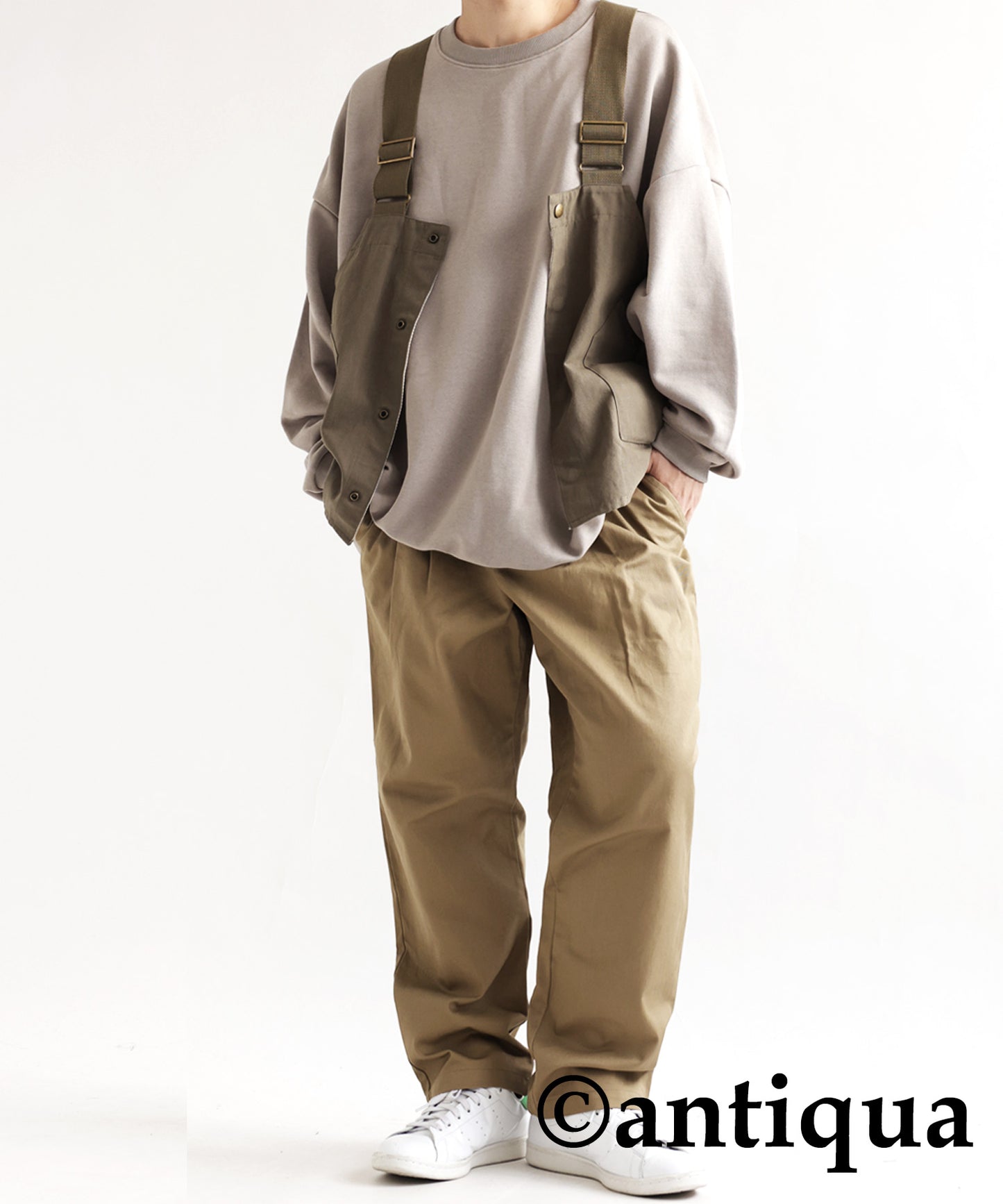 Men's tapered full-length pants