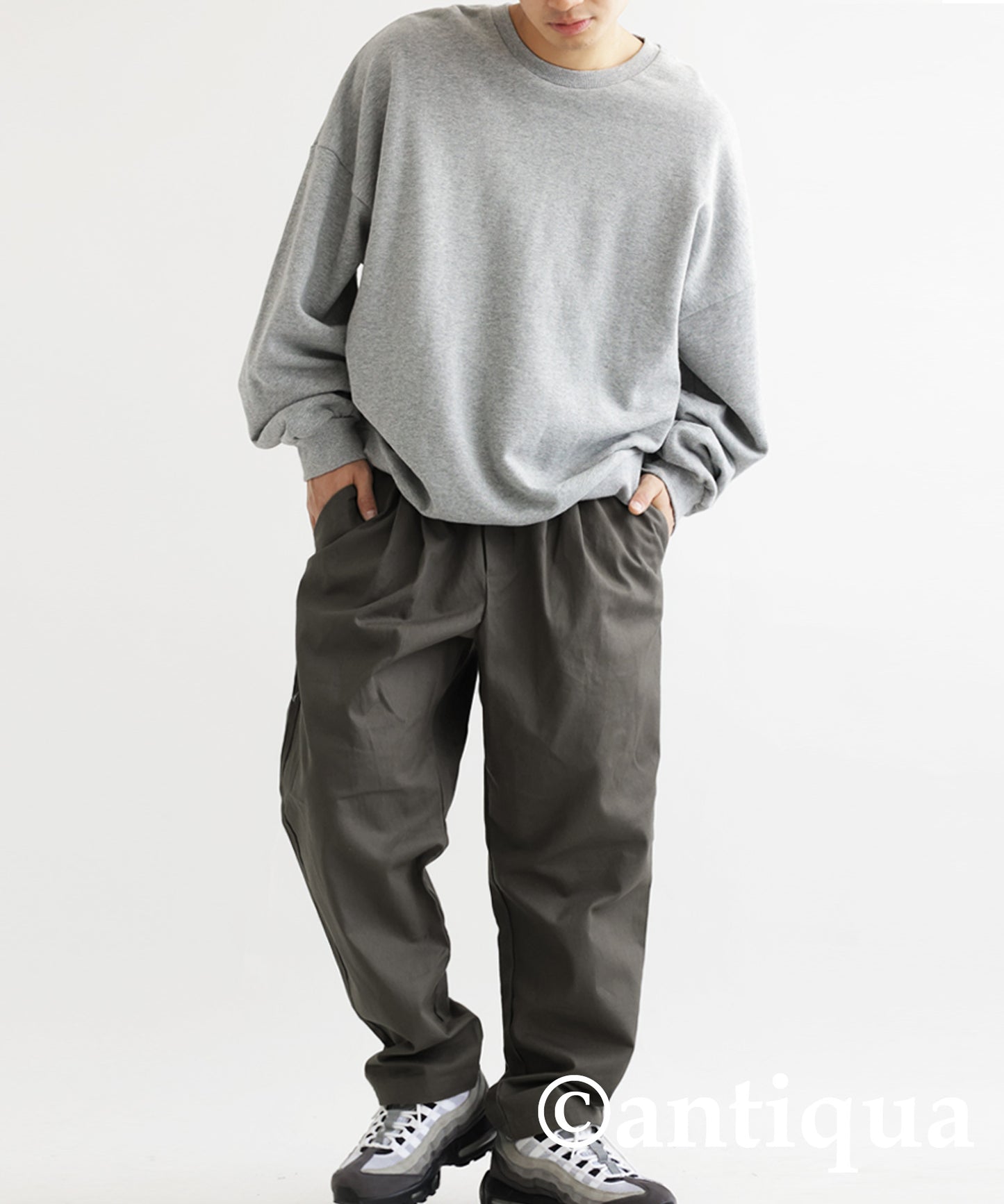 Men's tapered full-length pants