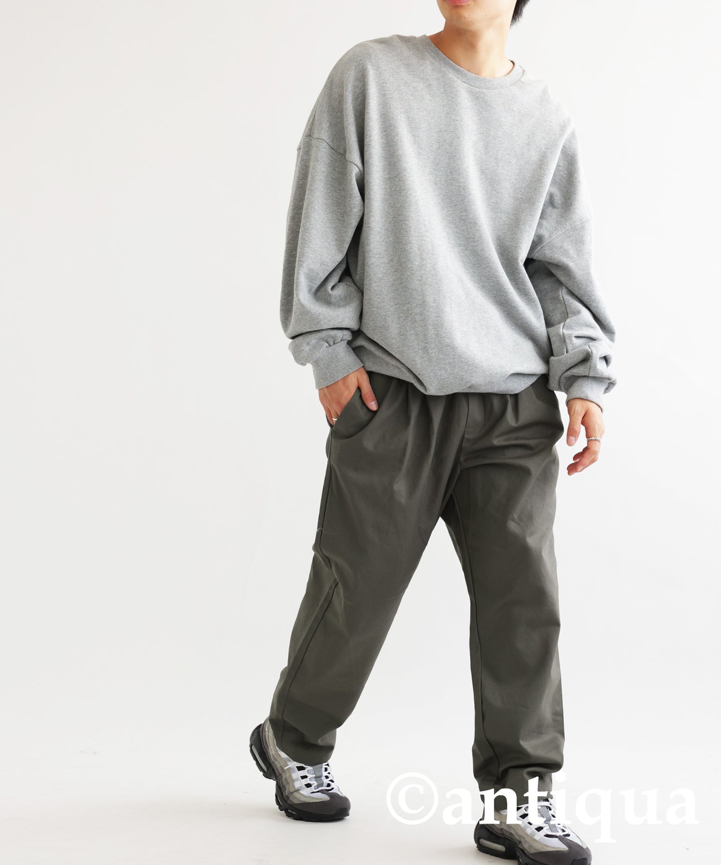 Men's tapered full-length pants