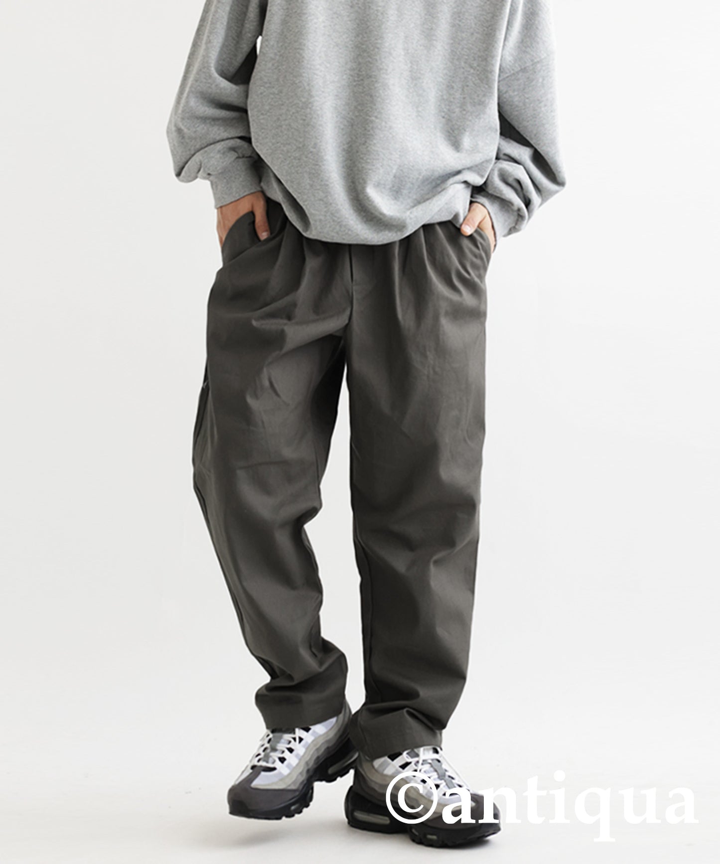 Men's tapered full-length pants