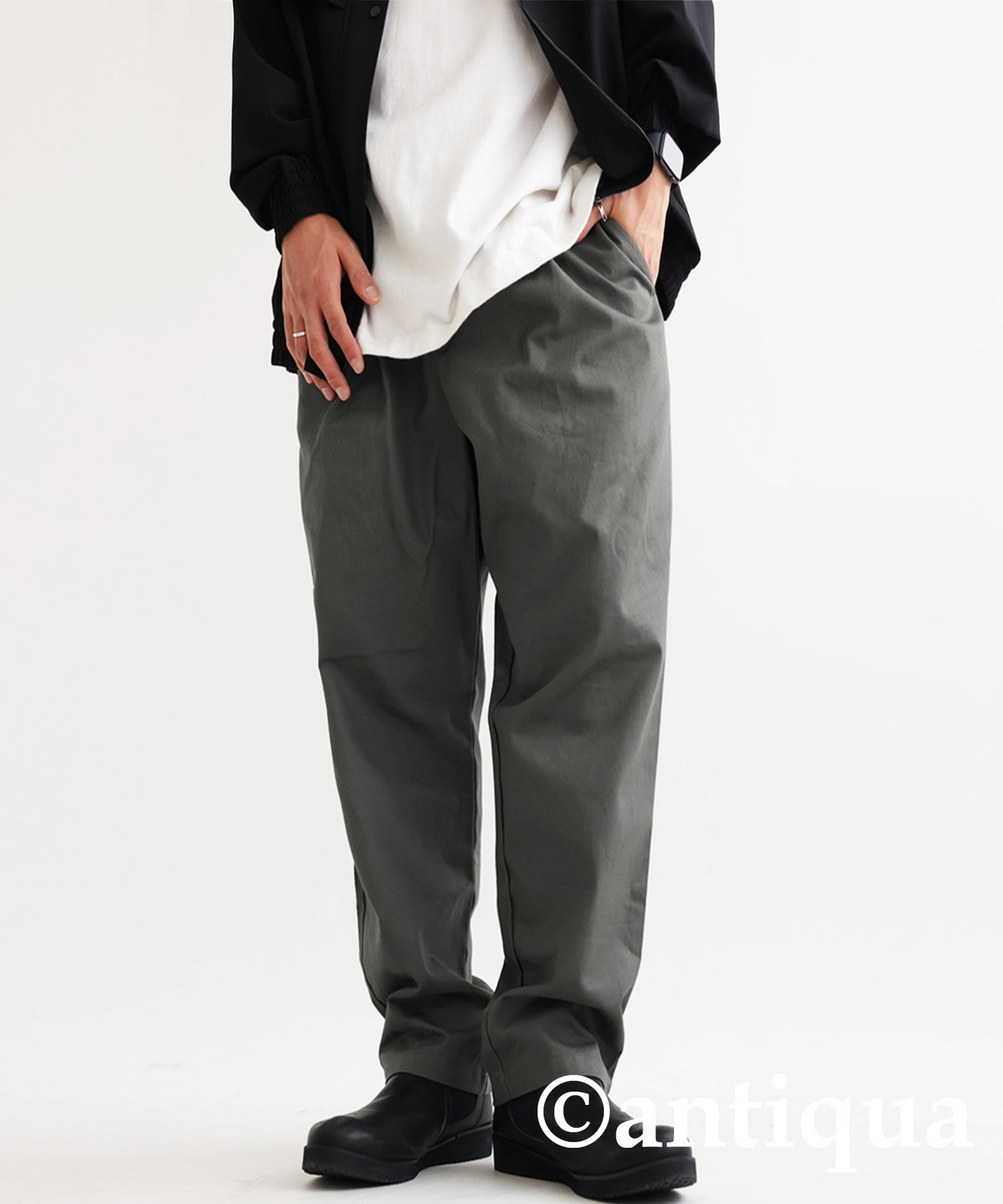 Men's tapered full-length pants