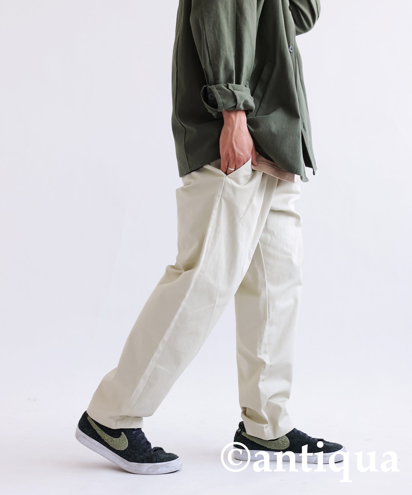 Men's tapered full-length pants