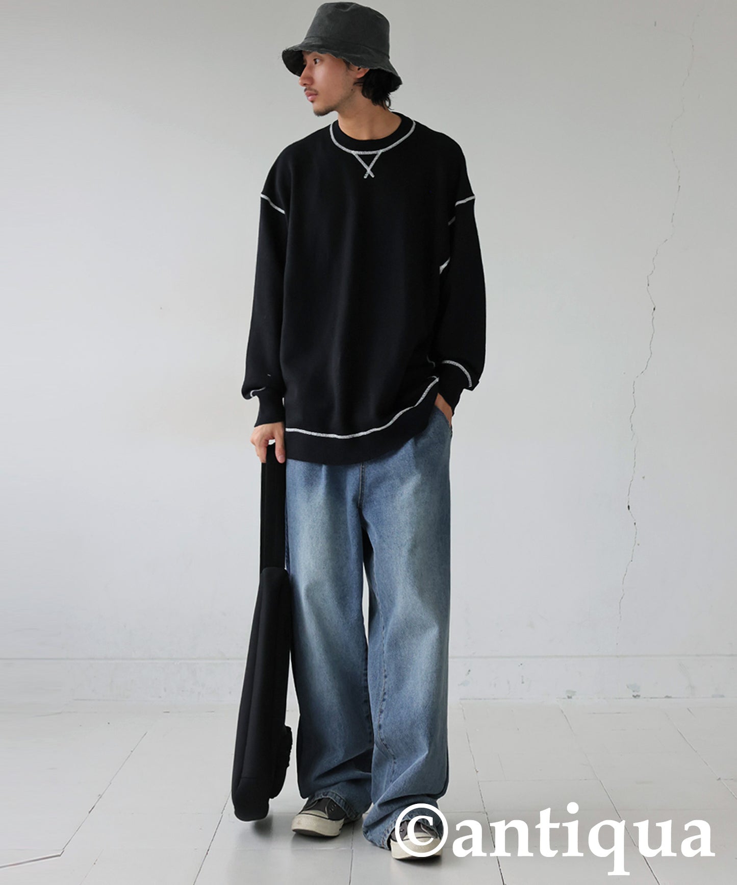 Color Stitch Knit Men's