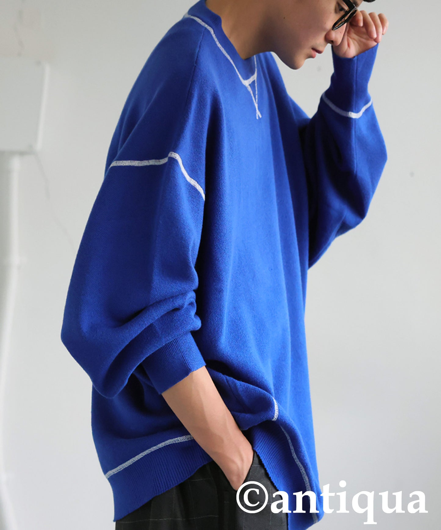 Color Stitch Knit Men's