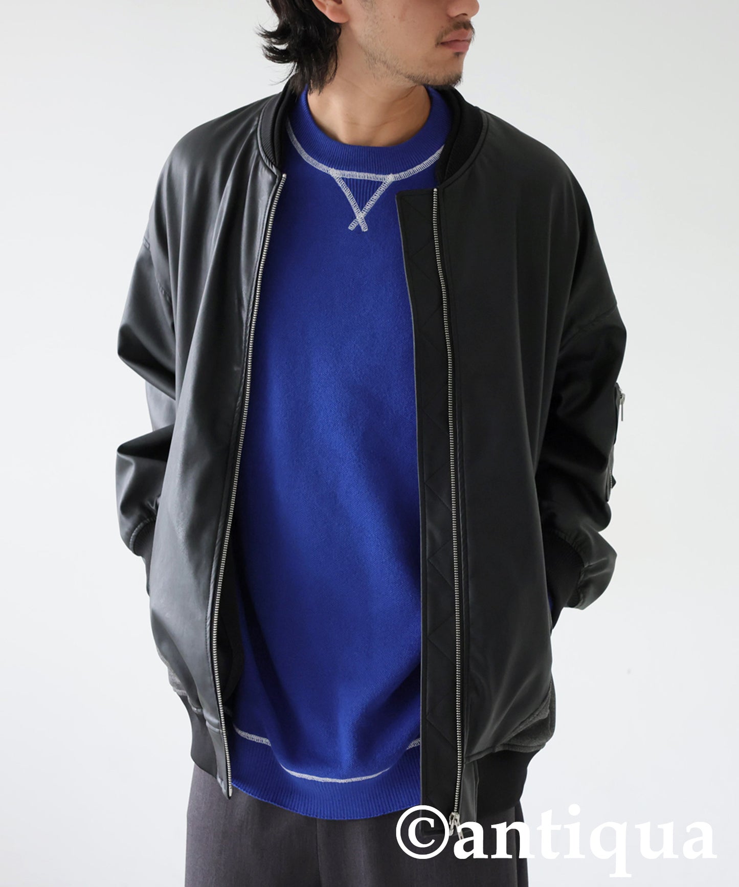 Color Stitch Knit Men's