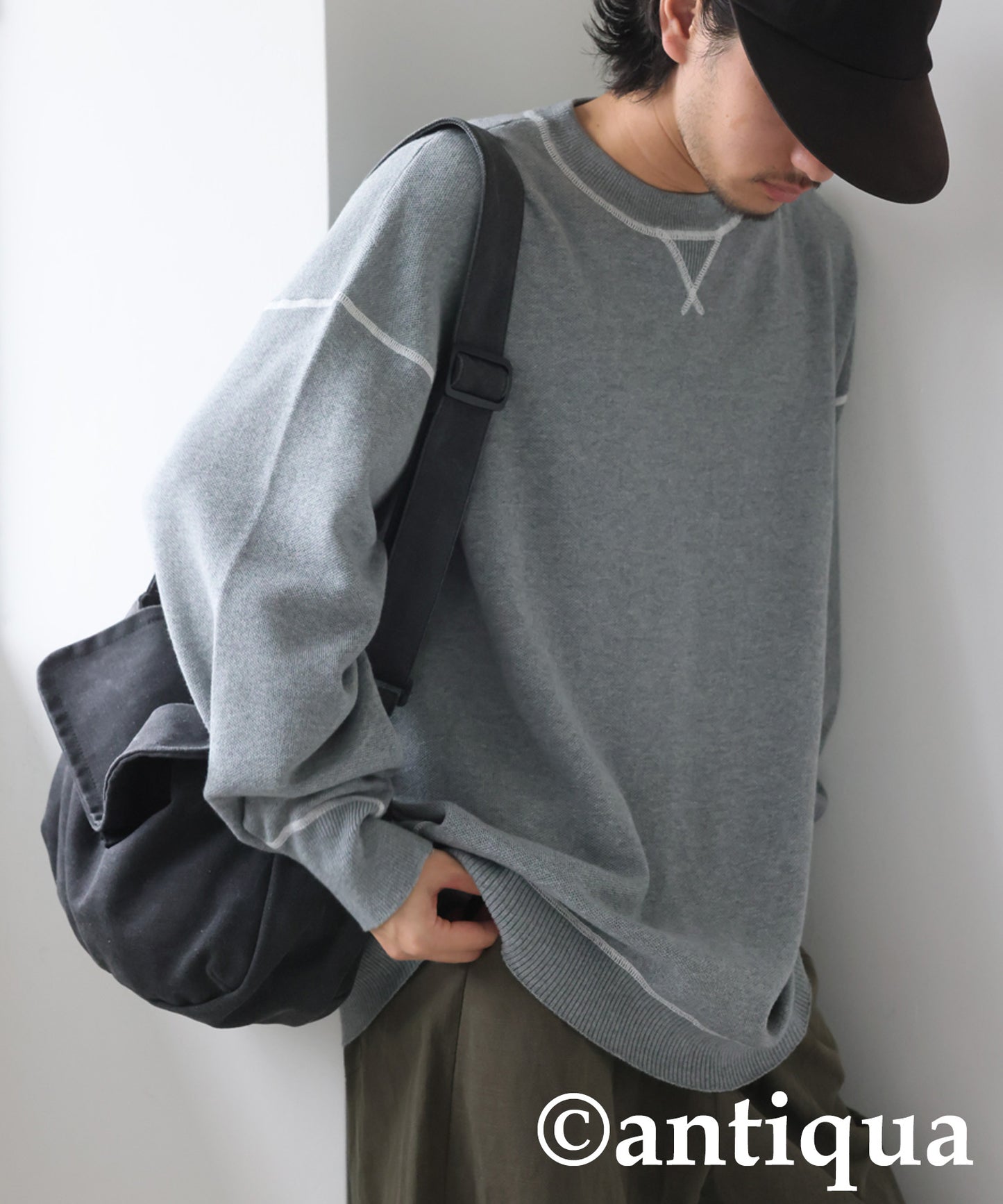 Color Stitch Knit Men's