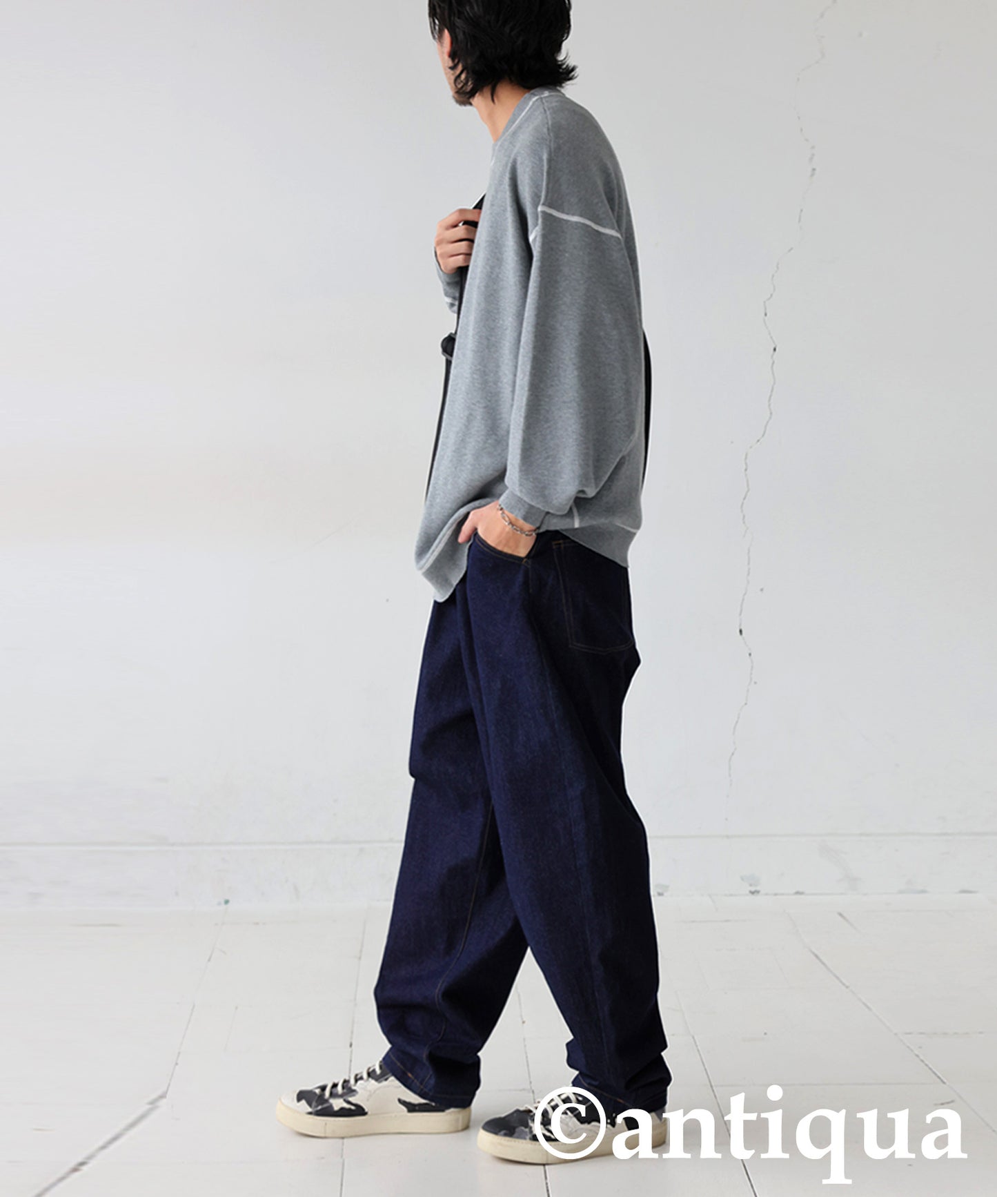 Color Stitch Knit Men's