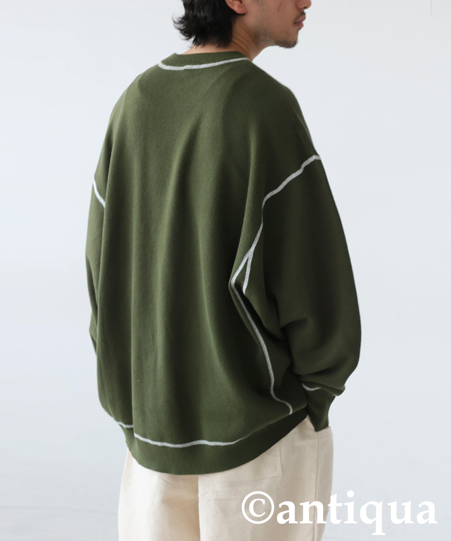 Color Stitch Knit Men's