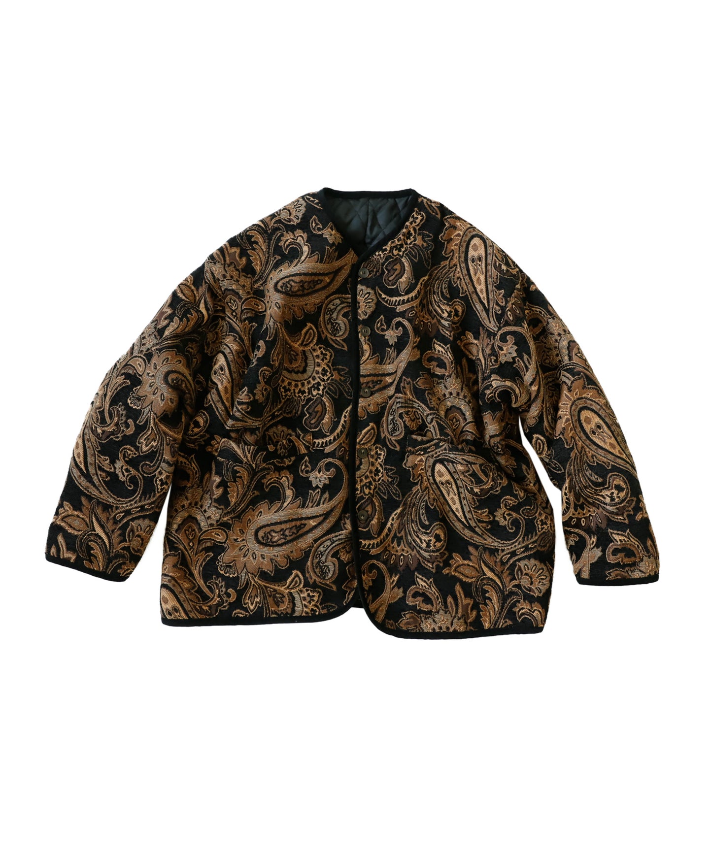 Ladies Jacquard jacket outerwear Paisley pattern