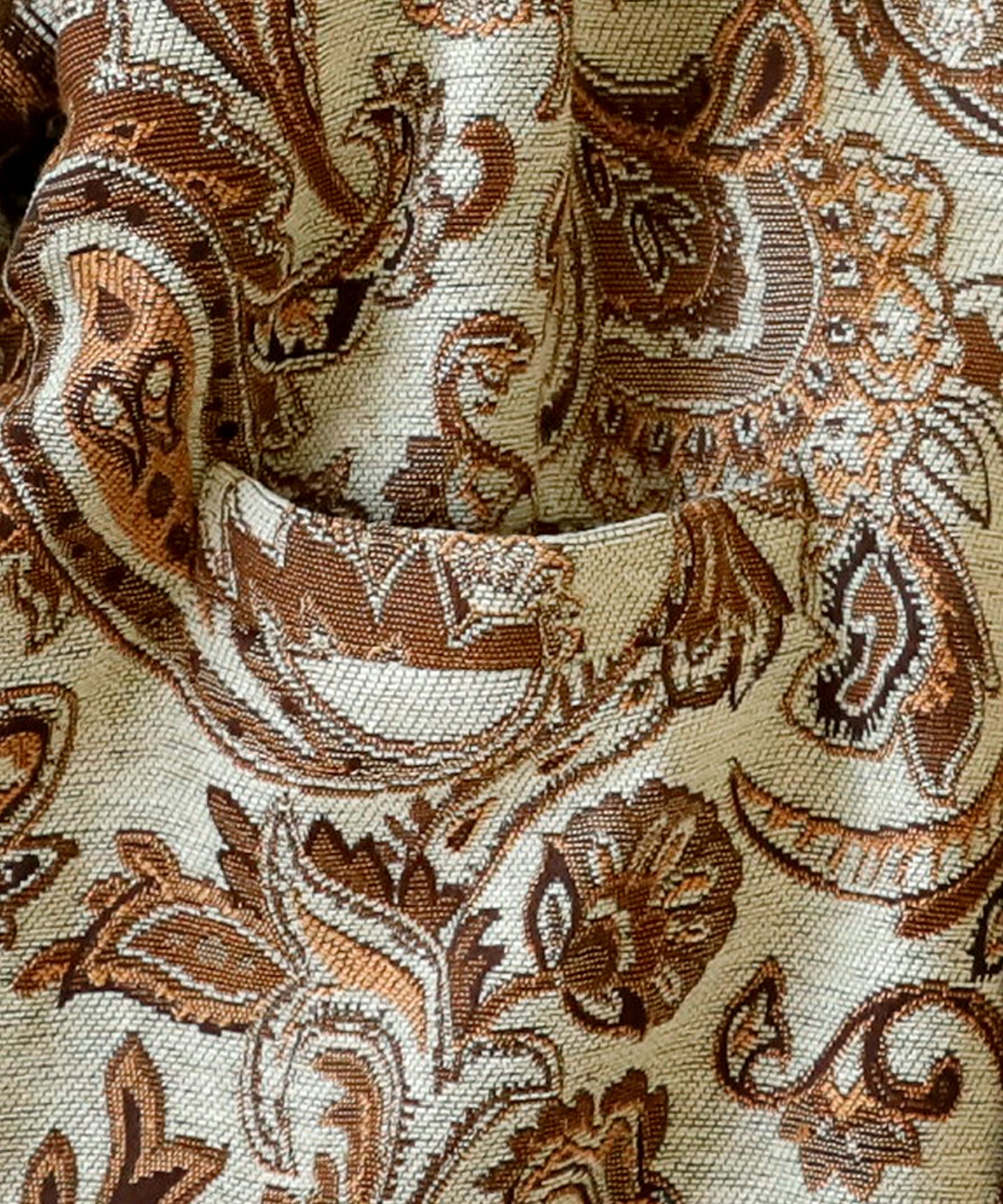 Men's Jacquard jacket outerwear Paisley pattern