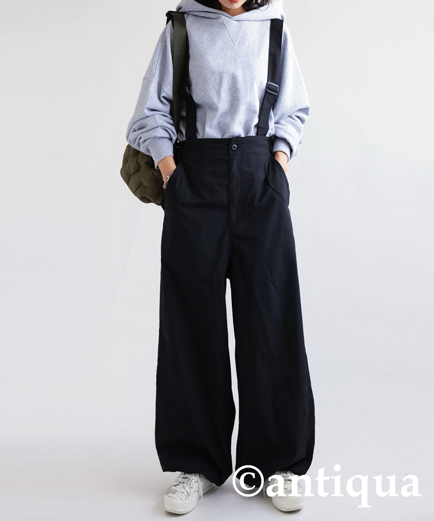 Ladies Salopette full-length (Pants) plain