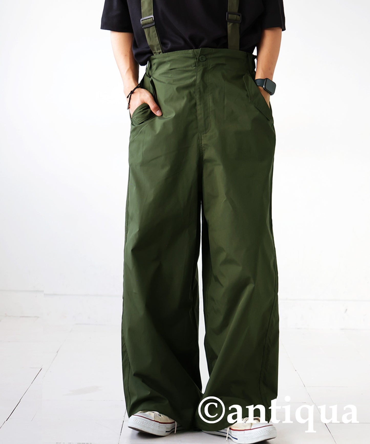 Men's Salopette full-length (Pants) plain