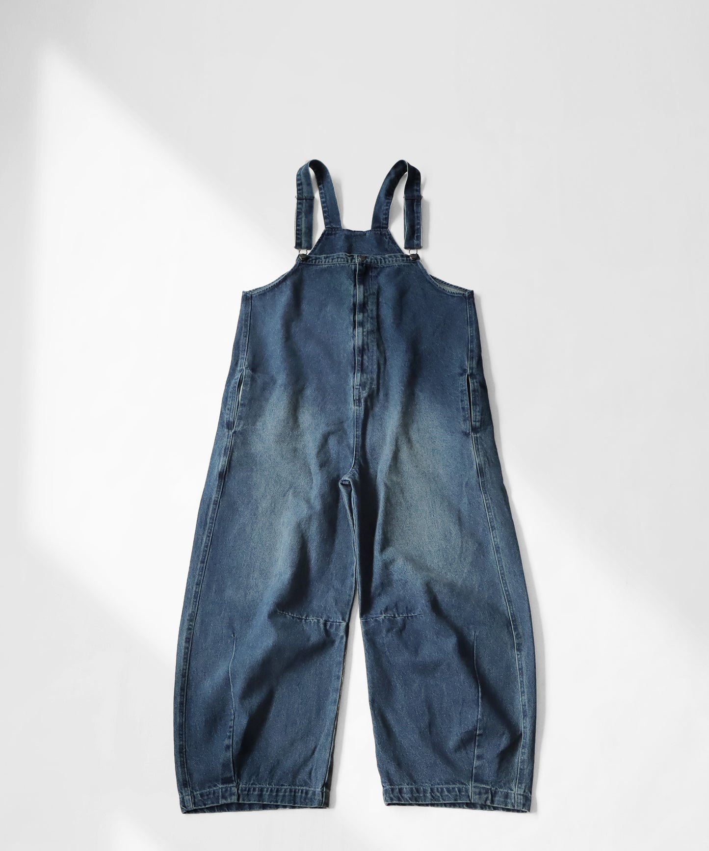 Balloon denim salopette Men's