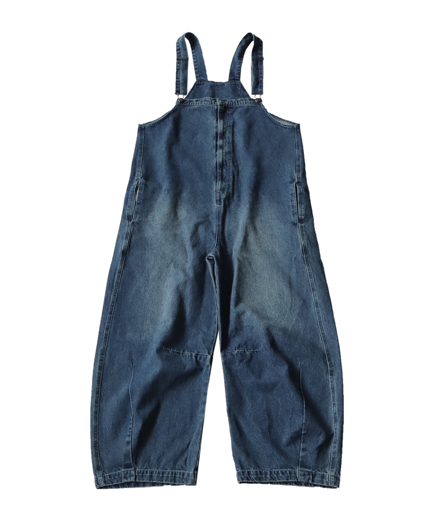 Balloon denim salopette Men's