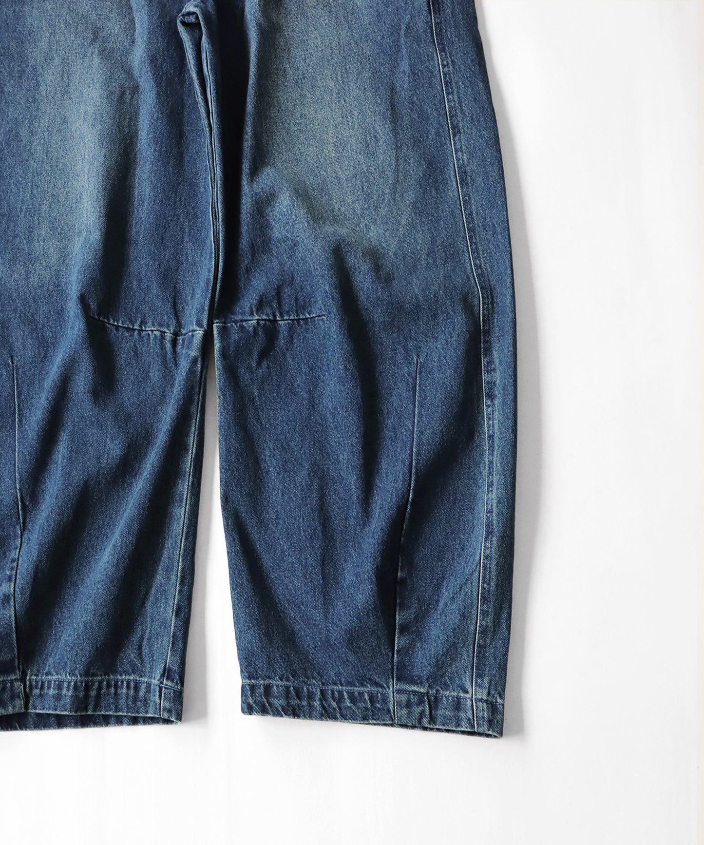 Balloon denim salopette Men's