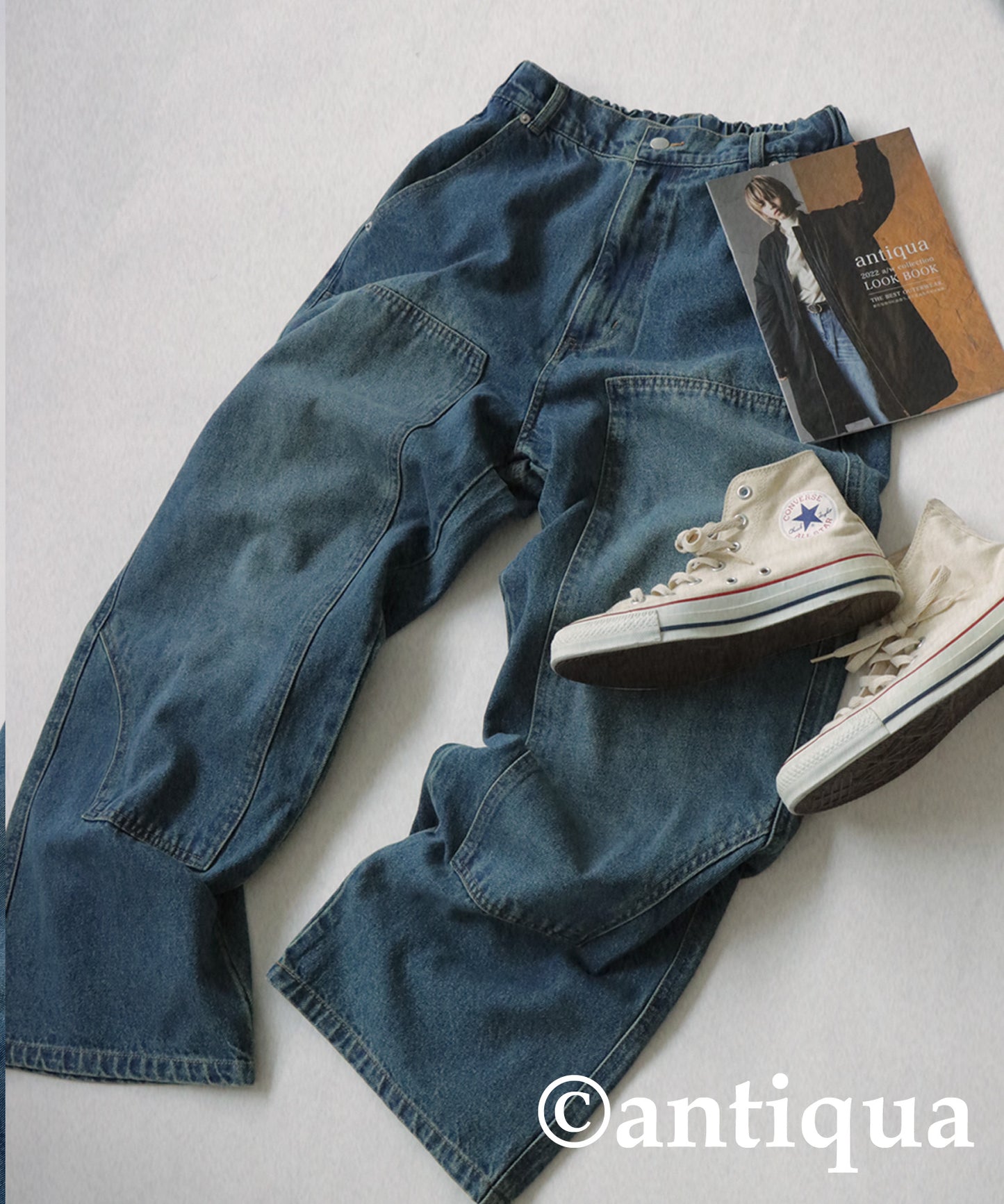 Double Knee Denim Pants Men's