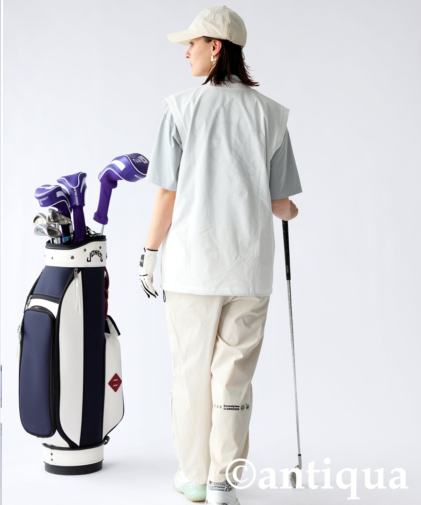 Salu. Ladies Logo Embroidered V-Neck Vest