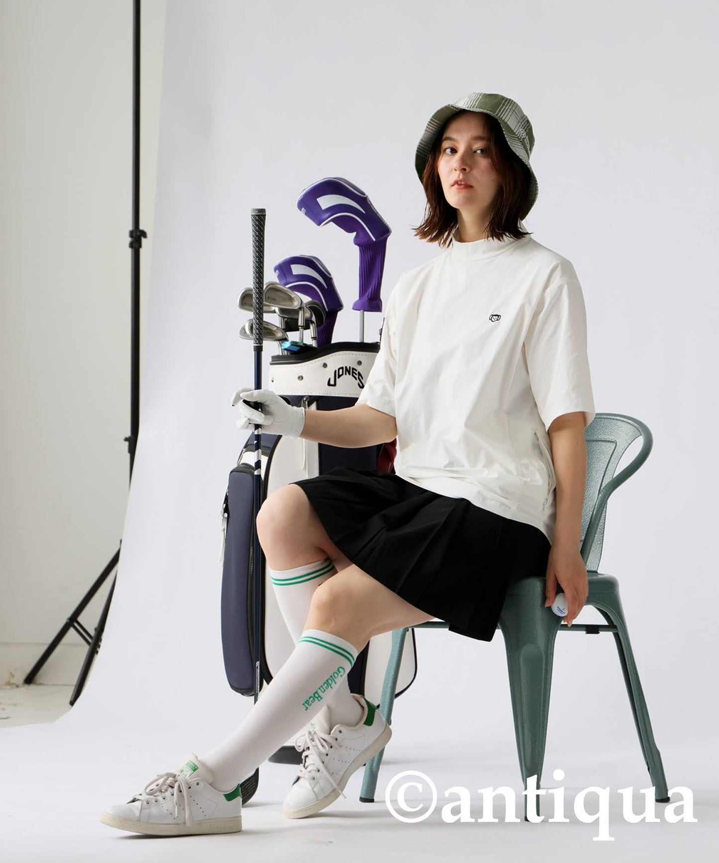 ANTIQUA GOLF×STCH Pocketable Tops Ladies