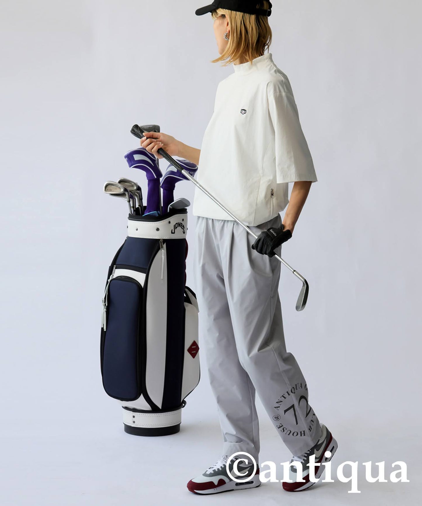 ANTIQUA GOLF×STCH Pocketable Tops Ladies