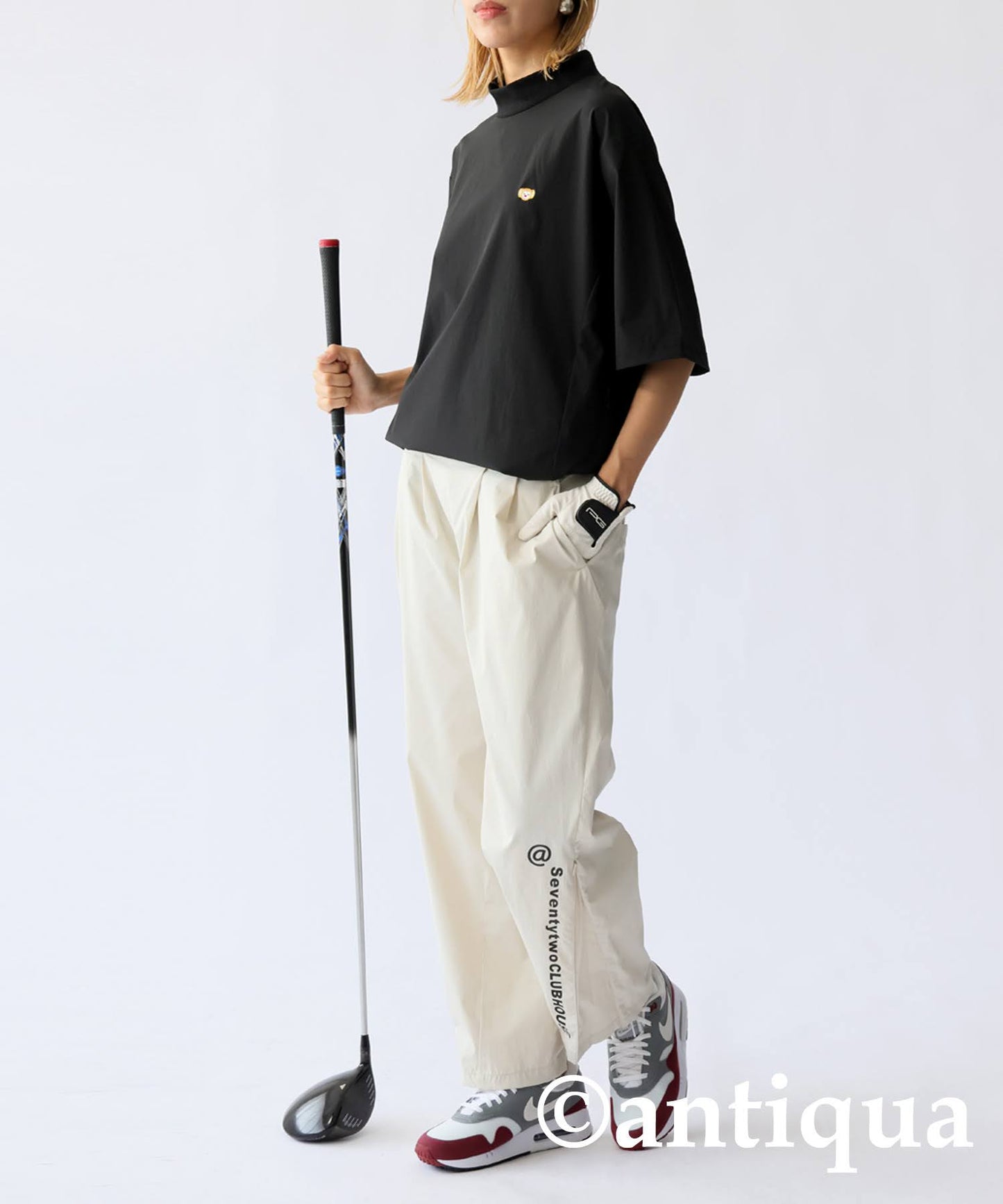 ANTIQUA GOLF×STCH Pocketable Tops Ladies