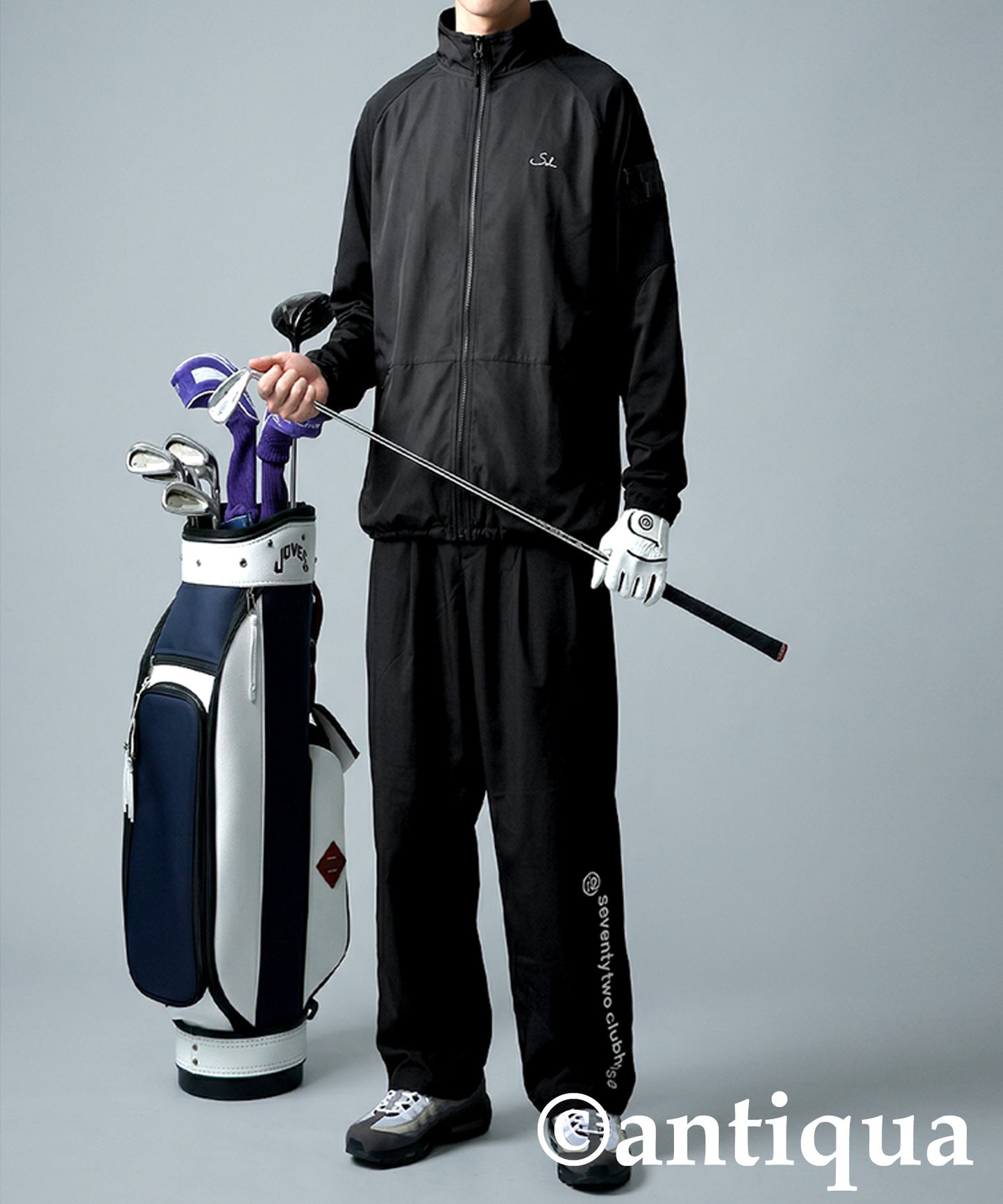 Stretch Zip-Up Top Men's