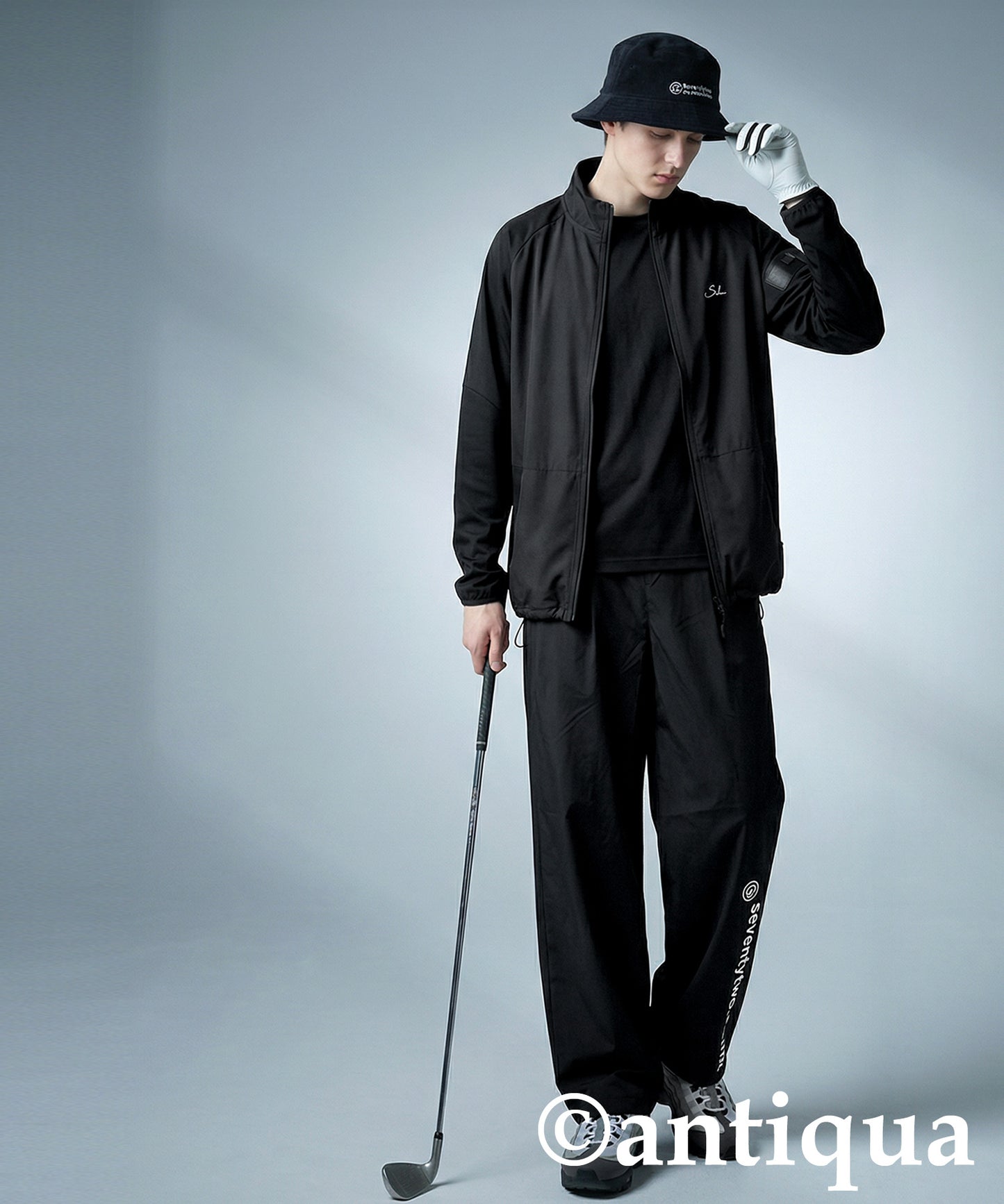 Stretch Zip-Up Top Men's